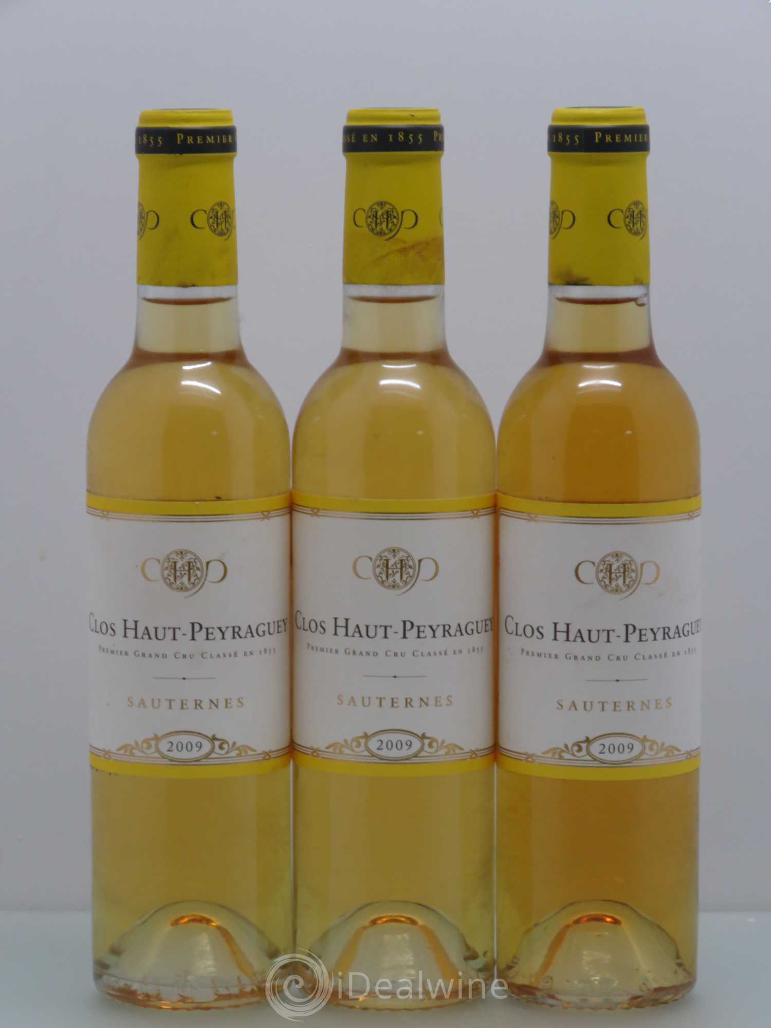 Clos Haut-Peyraguey 1er Grand Cru Classé 2009 - Posten von 3 Demi-Flaschen - 0