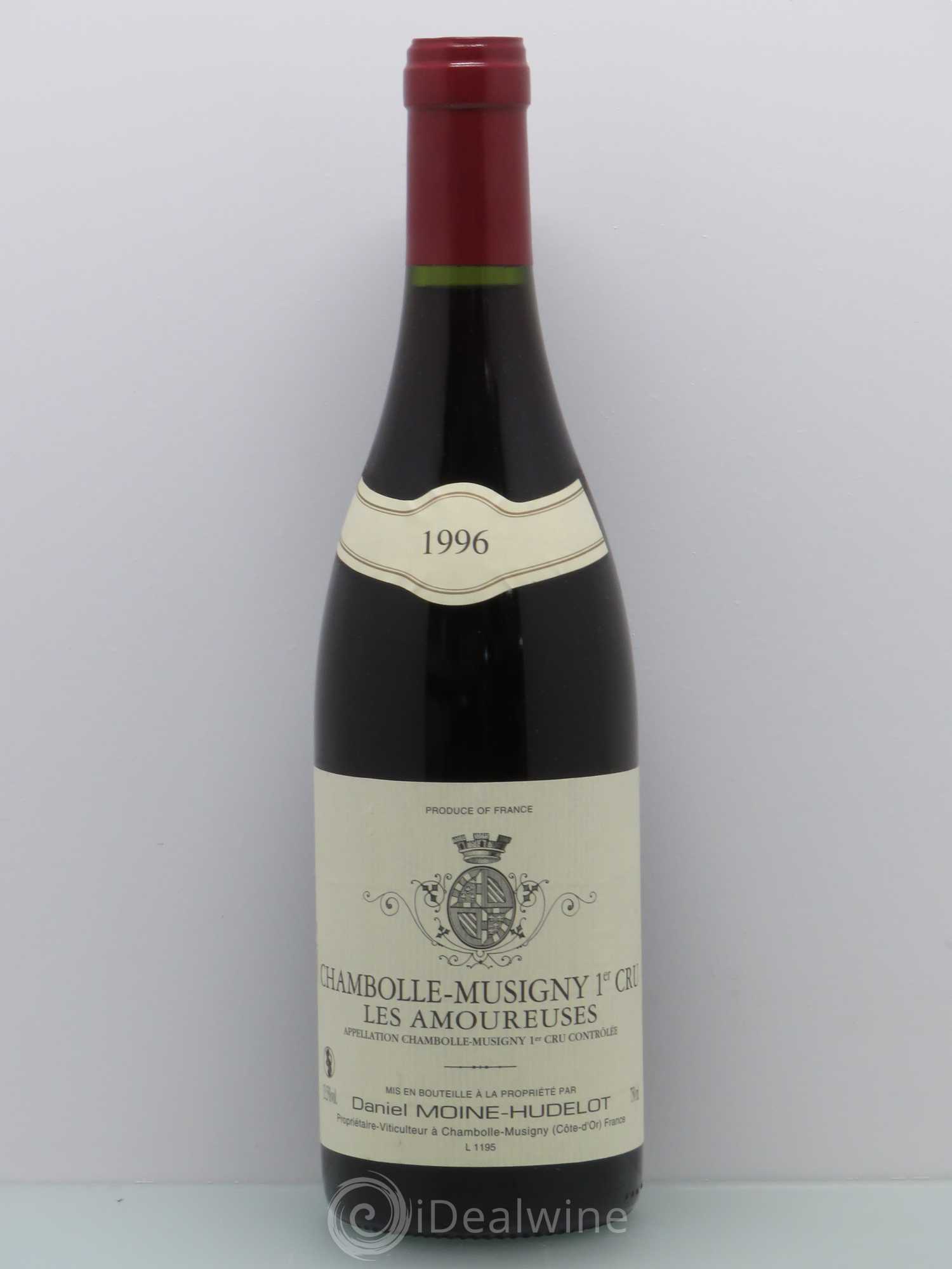 Chambolle-Musigny 1er Cru Les Amoureuses Moine-Hudelot (Domaine) 1996 - Lot de 1 bouteille - 0