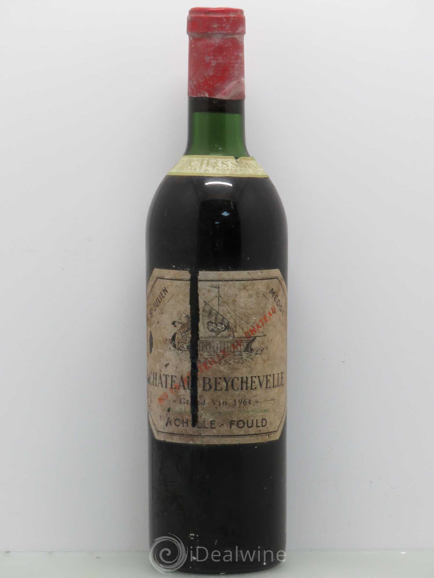 Château Beychevelle 4ème Grand Cru Classé 1964 - Lot de 1 bouteille - 0