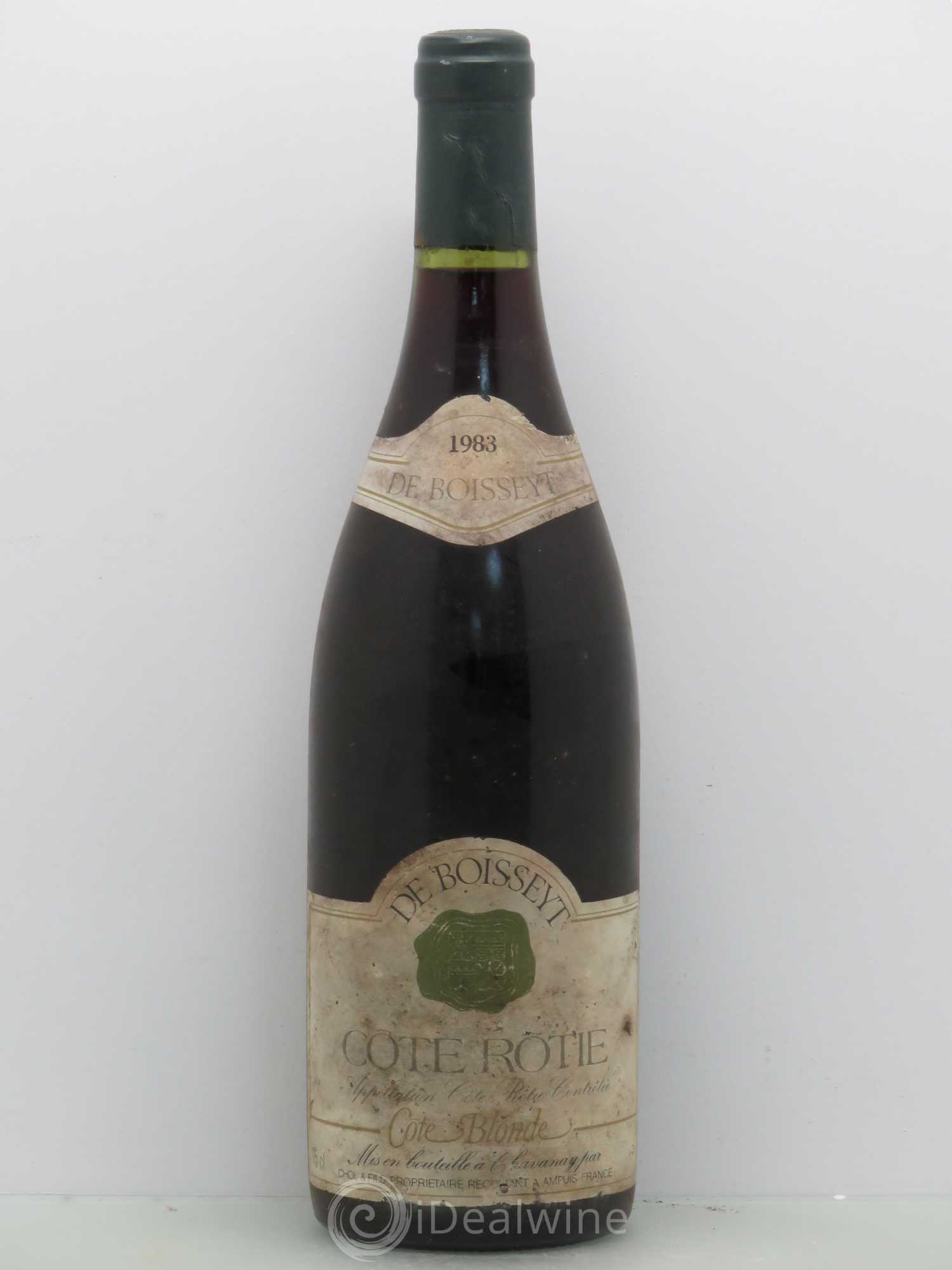 Côte-Rôtie Domaine De Boisseyt Côte Blonde 1983 - Posten von 1 Flasche - 0