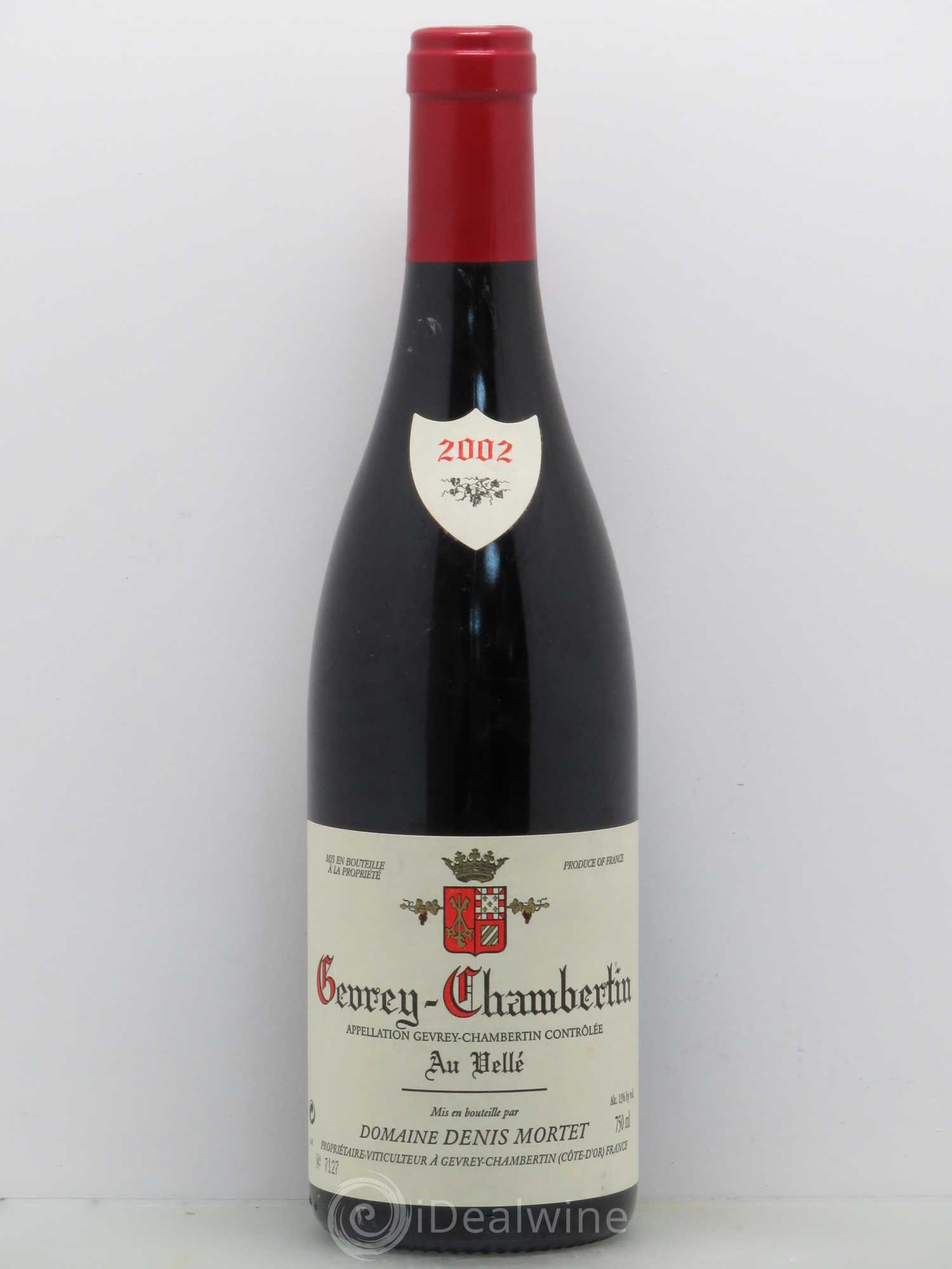 Gevrey-Chambertin Denis Mortet (Domaine) Au Vellé 2002 - Posten von 1 Flasche - 0