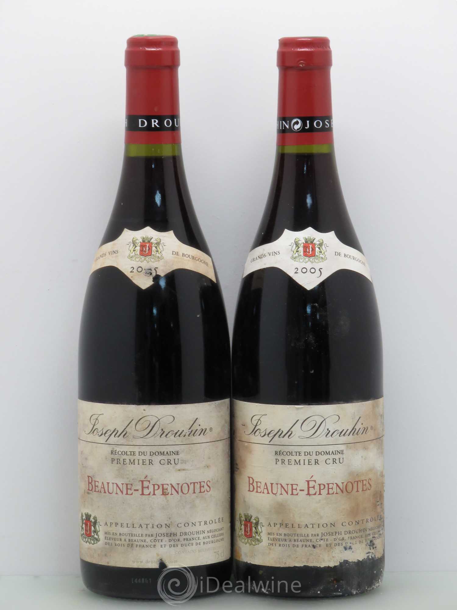 Beaune 1er Cru Epenotes Joseph Drouhin 2005 - Posten von 2 Flaschen - 0