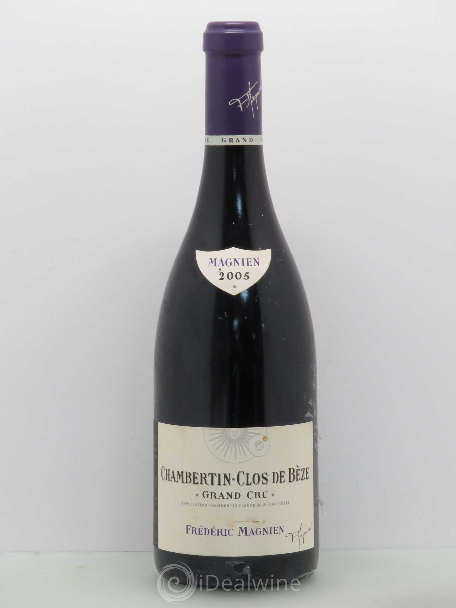 Chambertin Clos de Bèze Grand Cru Frédéric Magnien 2005 - Lot de 1 bouteille - 0