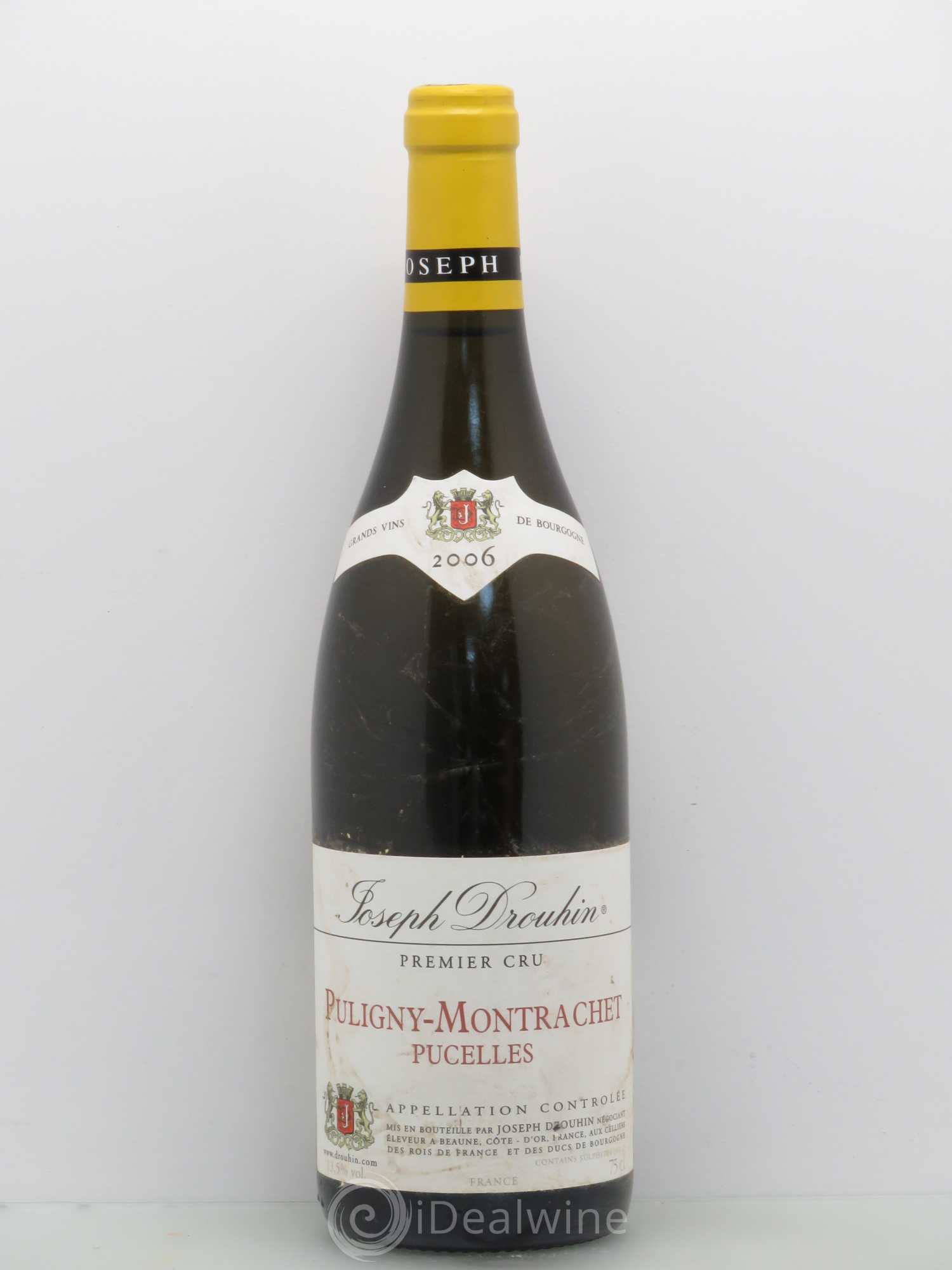 Puligny-Montrachet 1er Cru Les Pucelles Joseph Drouhin 2006 - Lot de 1 bouteille - 0