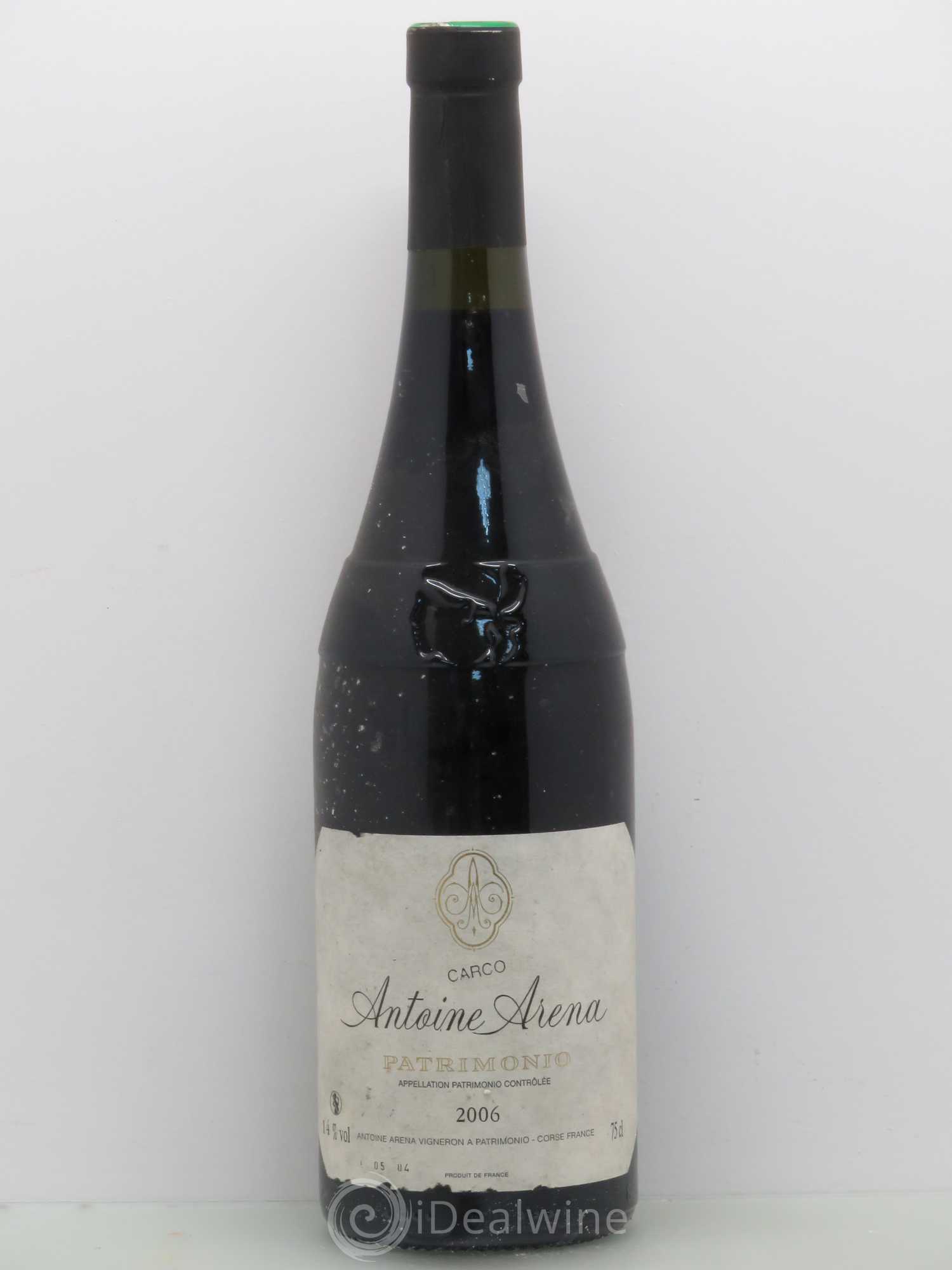 Patrimonio Carco Antoine Arena 2006 - Lot de 1 bouteille - 0
