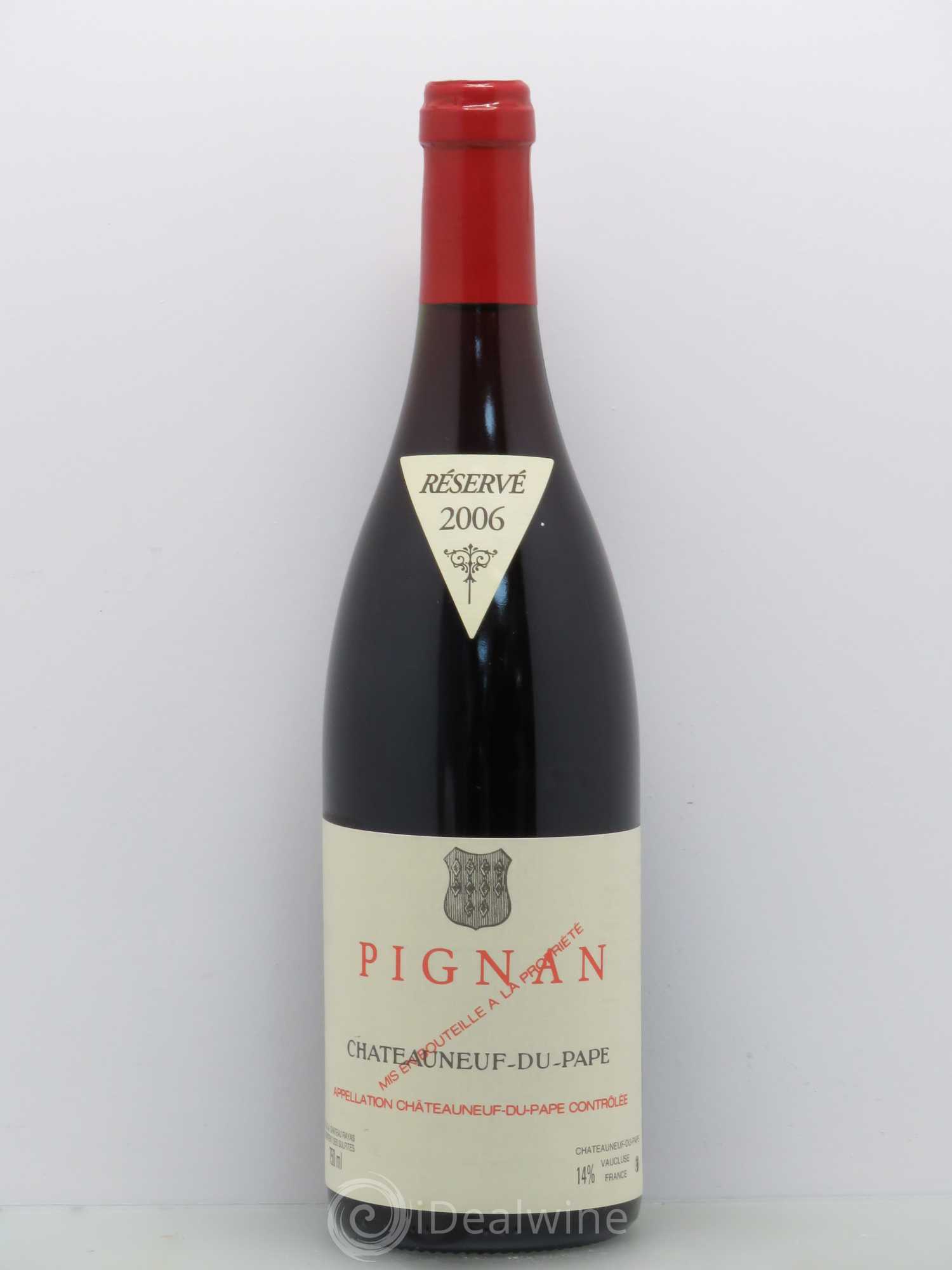 Châteauneuf-du-Pape Pignan Emmanuel Reynaud 2006 - Lot de 1 bouteille - 0