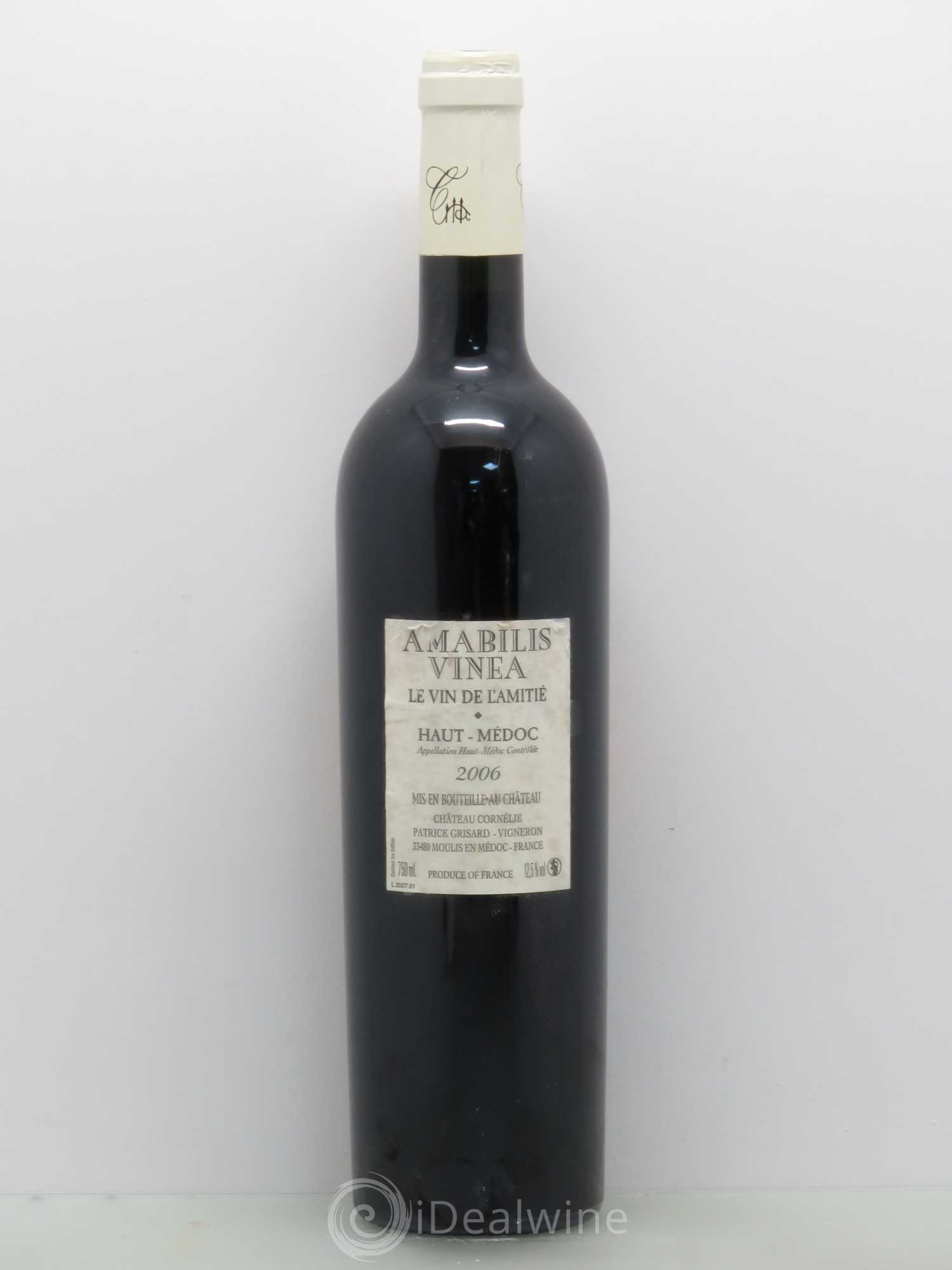 Haut Médoc Château Cornelie Amabilis Vinea (sans prix de réserve) 2006 - Posten von 1 Flasche - 1