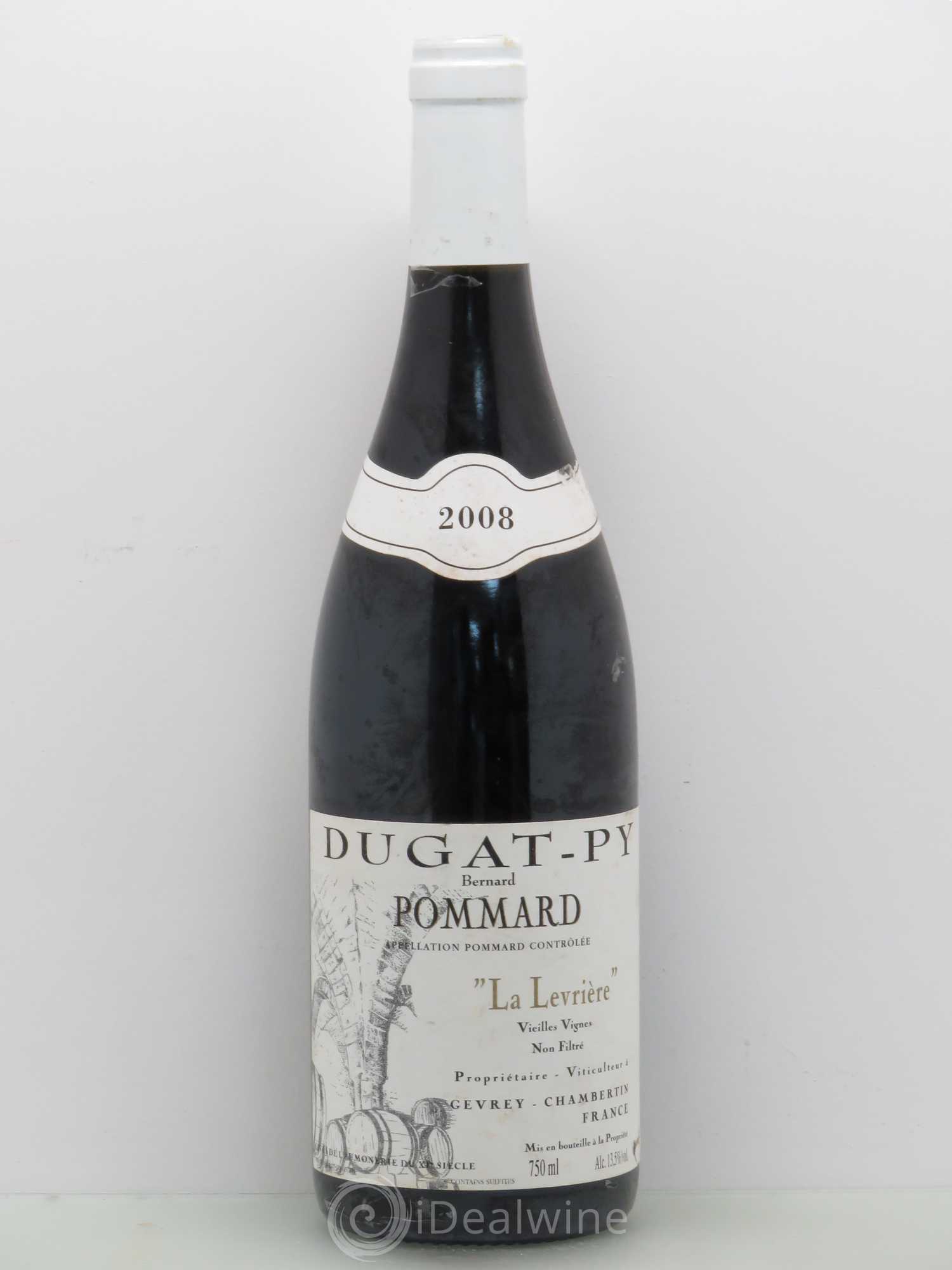 Pommard La Levrière Dugat-Py 2008 - Lot de 1 bouteille - 0