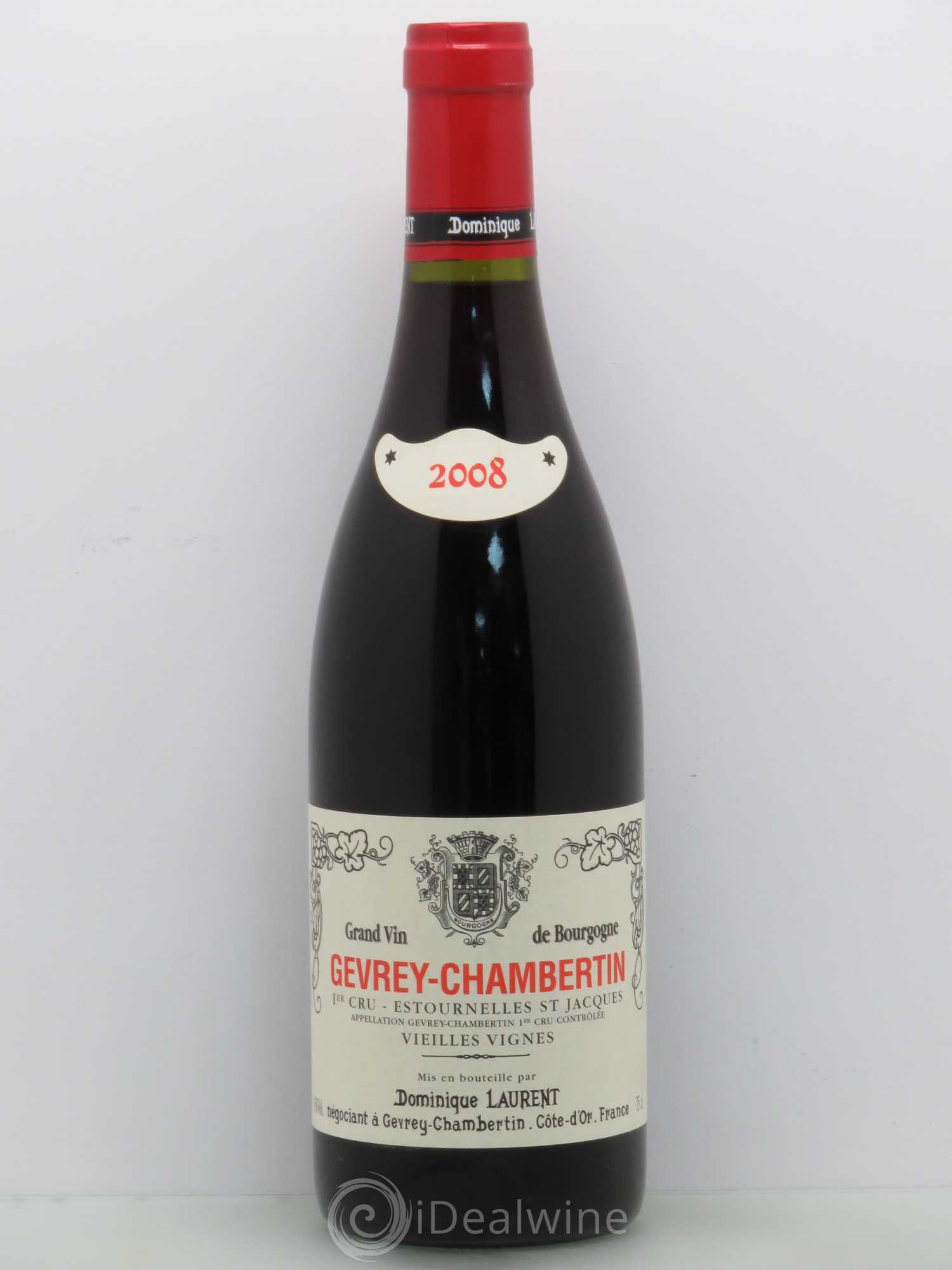 Gevrey-Chambertin 1er Cru Estournelles St Jacques Maison Dominique Laurent 2008 - Posten von 1 Flasche - 0