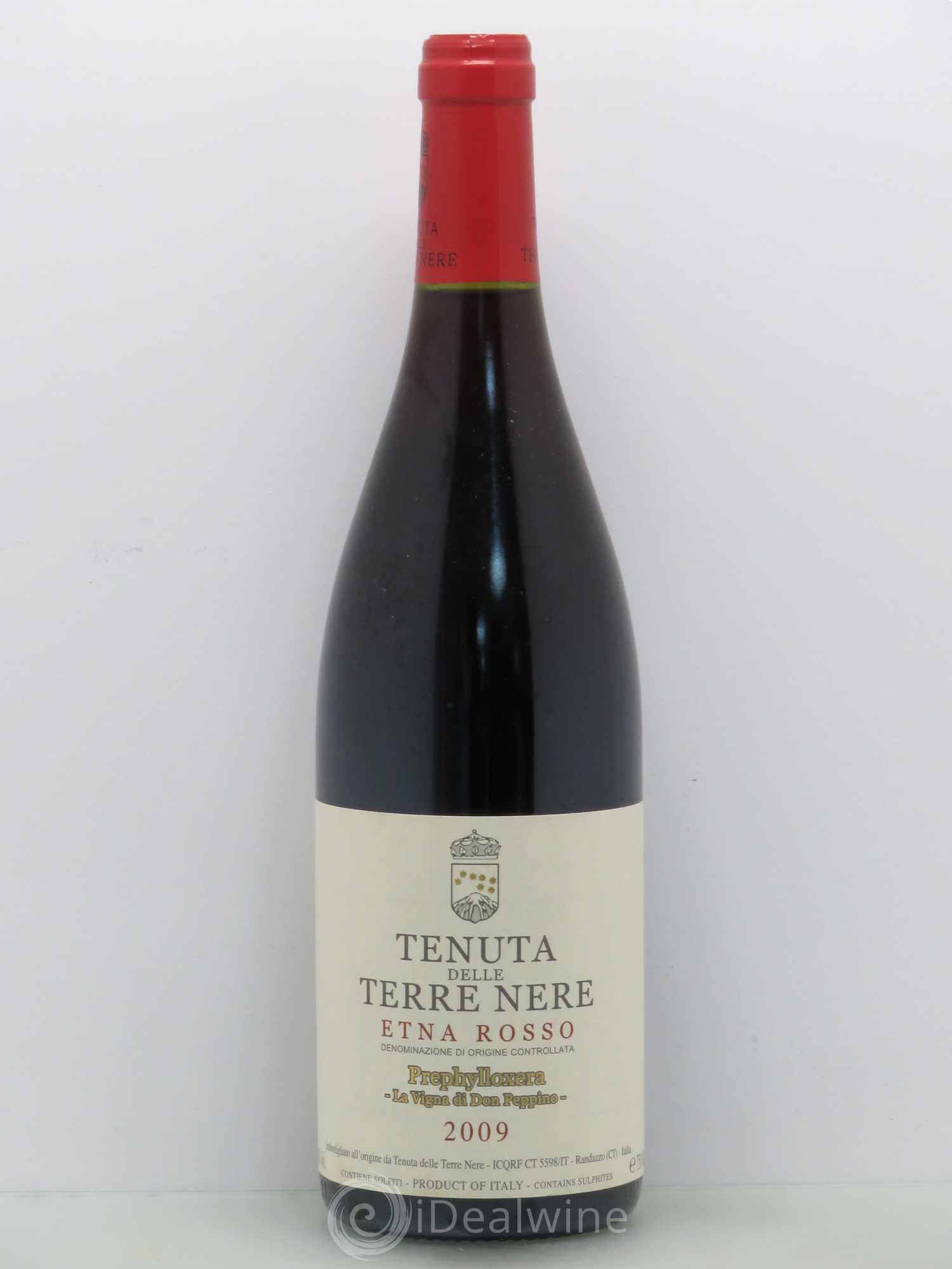 Etna Rosso DOC Tenuta delle Terre Nere Etna Rosso Prephylloxera La Vigna Don Peppino 2009 - Posten von 1 Flasche - 0