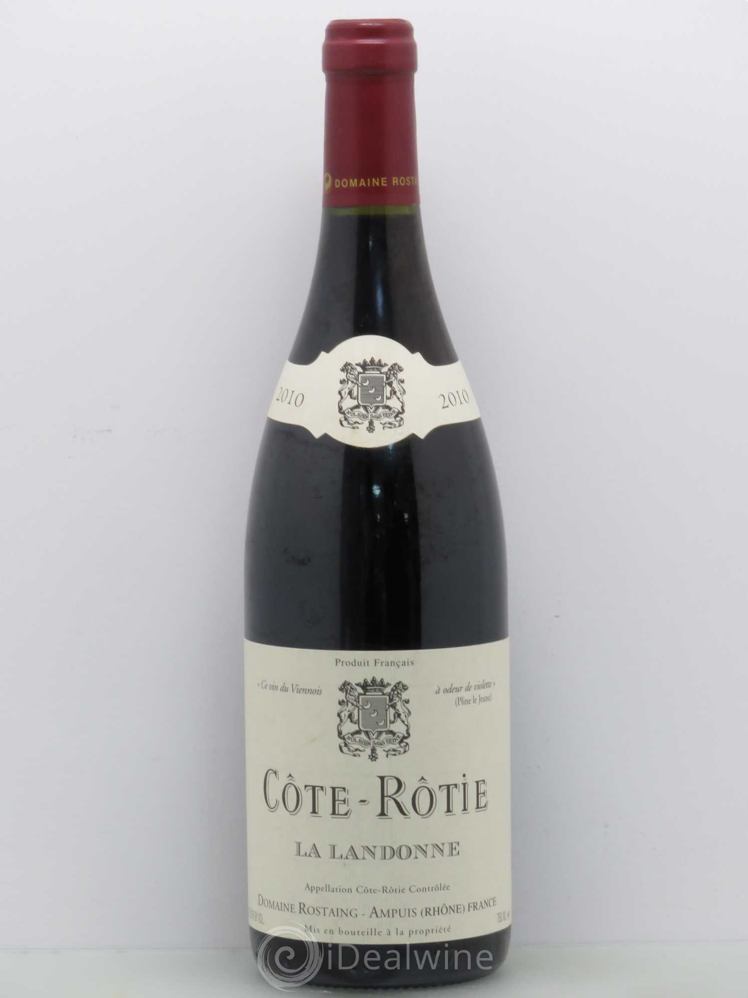 Côte-Rôtie La Landonne René Rostaing 2010 - Lot de 1 bouteille - 0