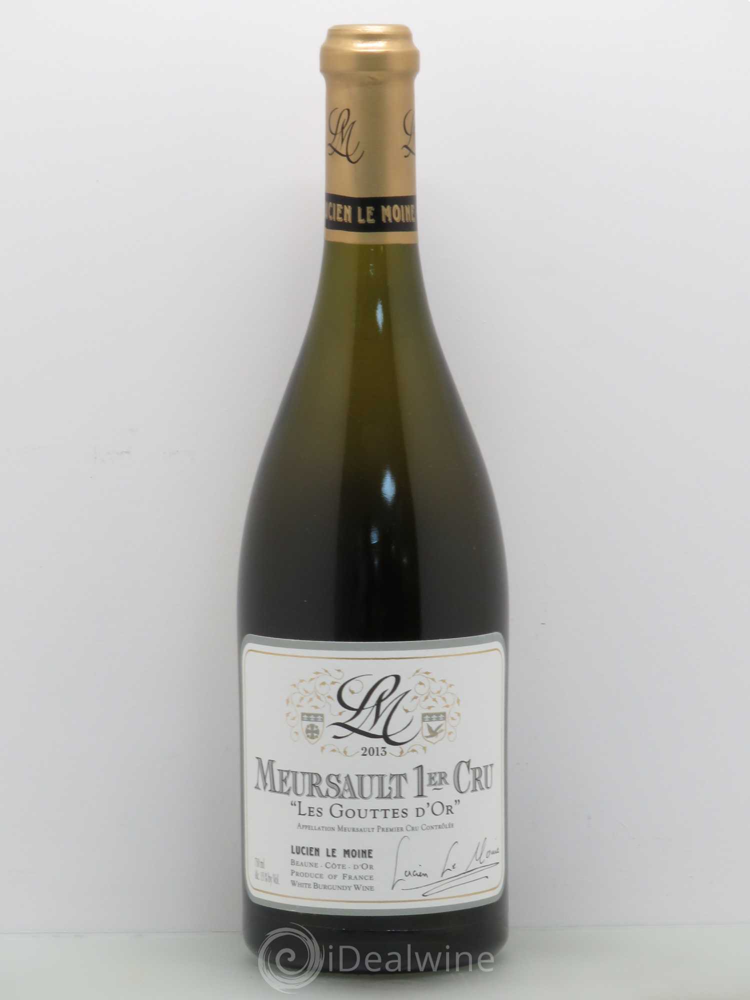 Meursault 1er Cru Goutte D'Or Maison Lucien Le Moine 2013 - Posten von 1 Flasche - 0
