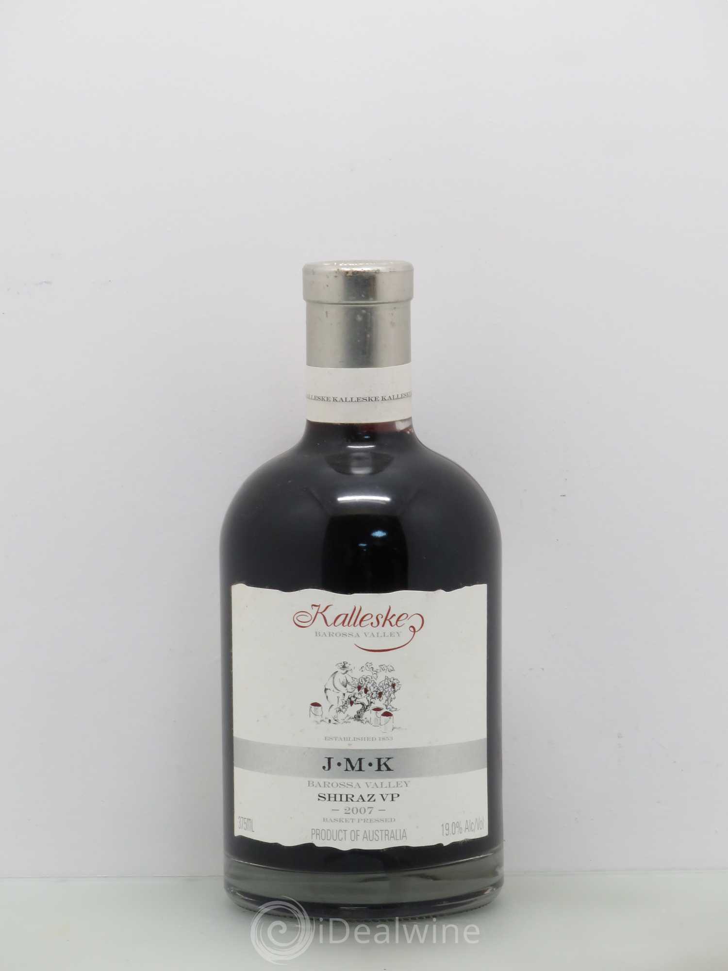 Australie Kalleske Barossa Valley J.M.K. Shiraz VP 2007 - Posten von 1 Demi-Flasche - 0