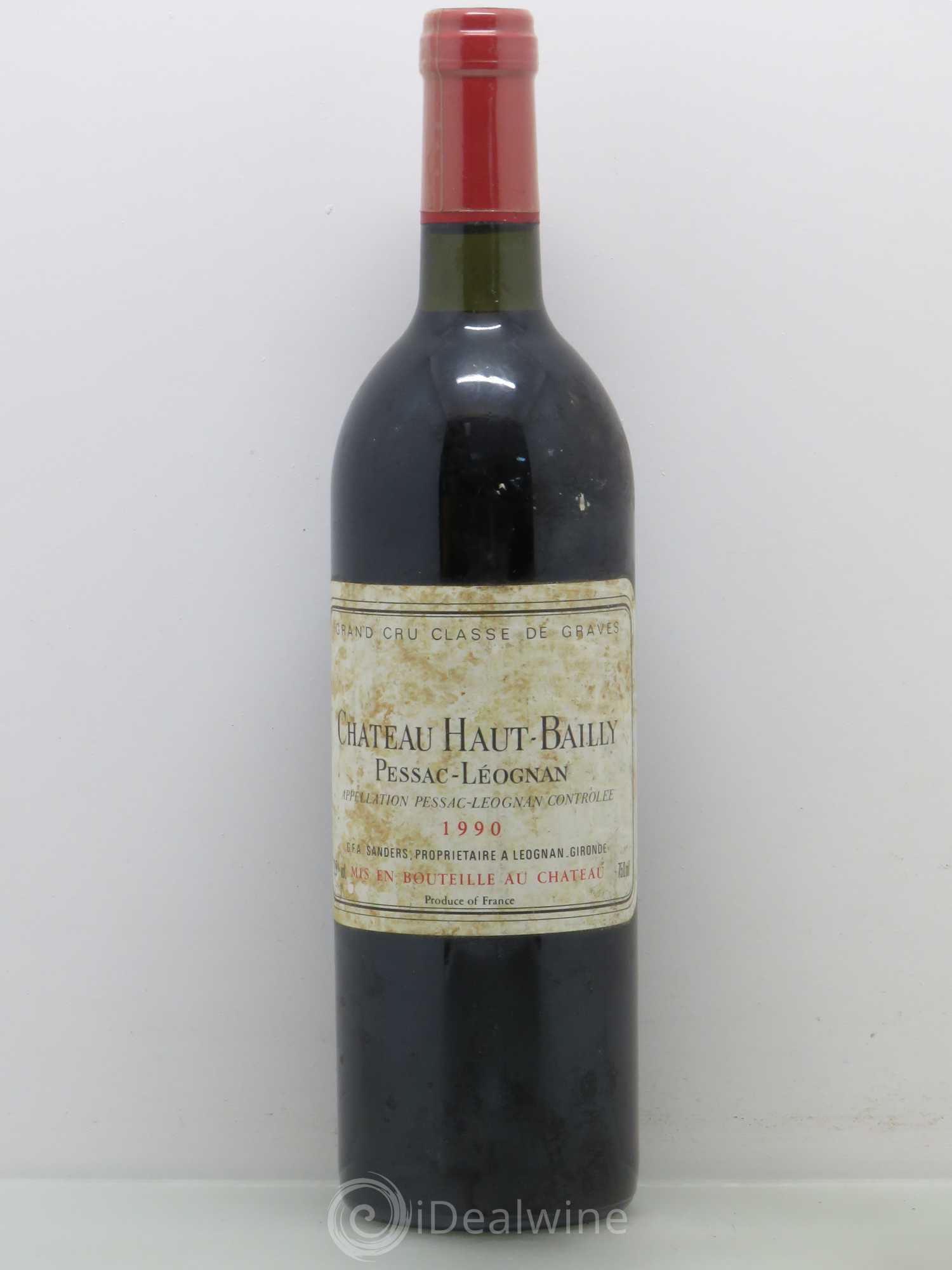 Château Haut-Bailly Cru Classé de Graves 1990 - Lot de 1 bouteille - 0
