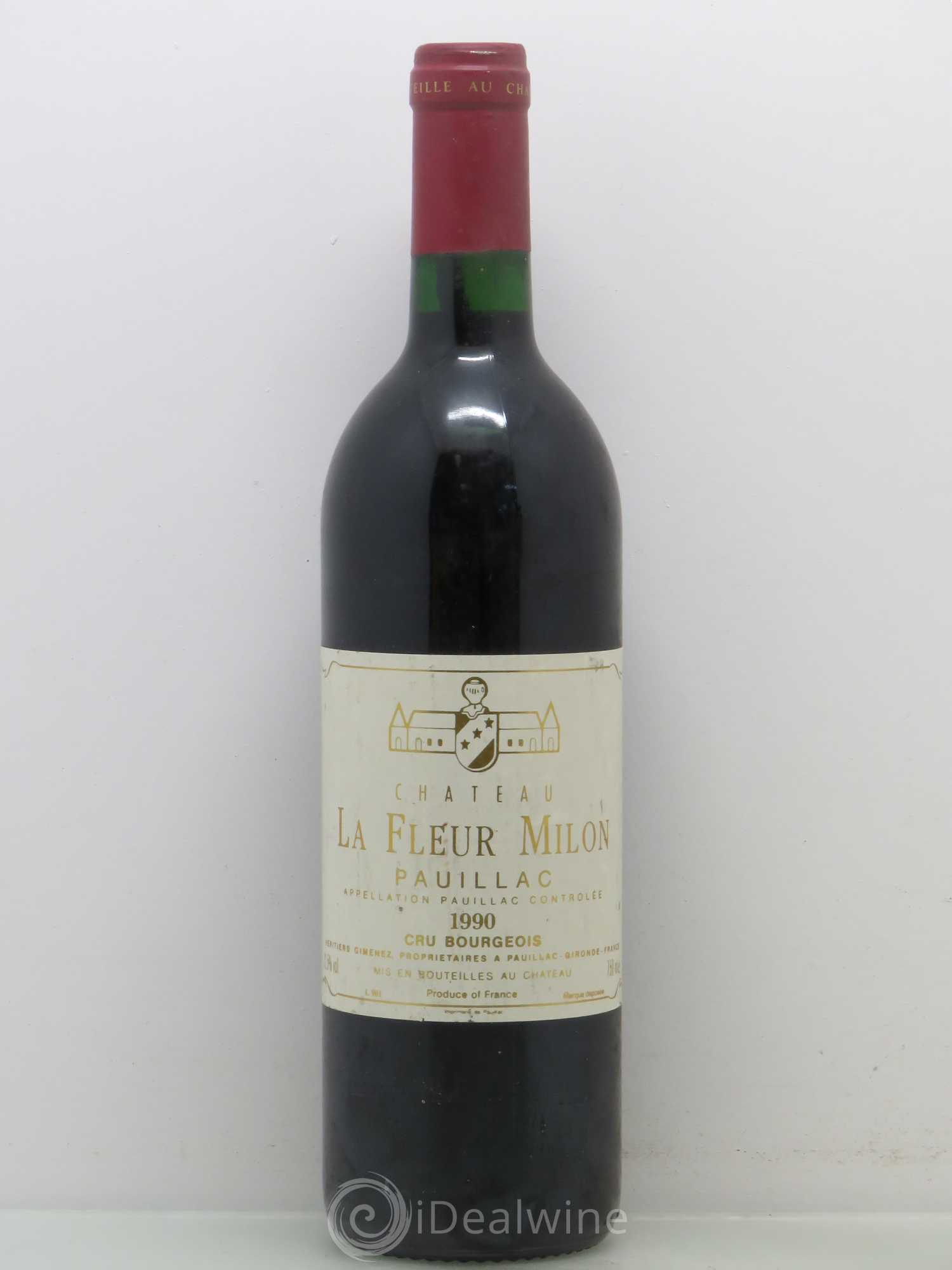 Château la Fleur Milon Cru Bourgeois 1990 - Lot de 1 bouteille - 0
