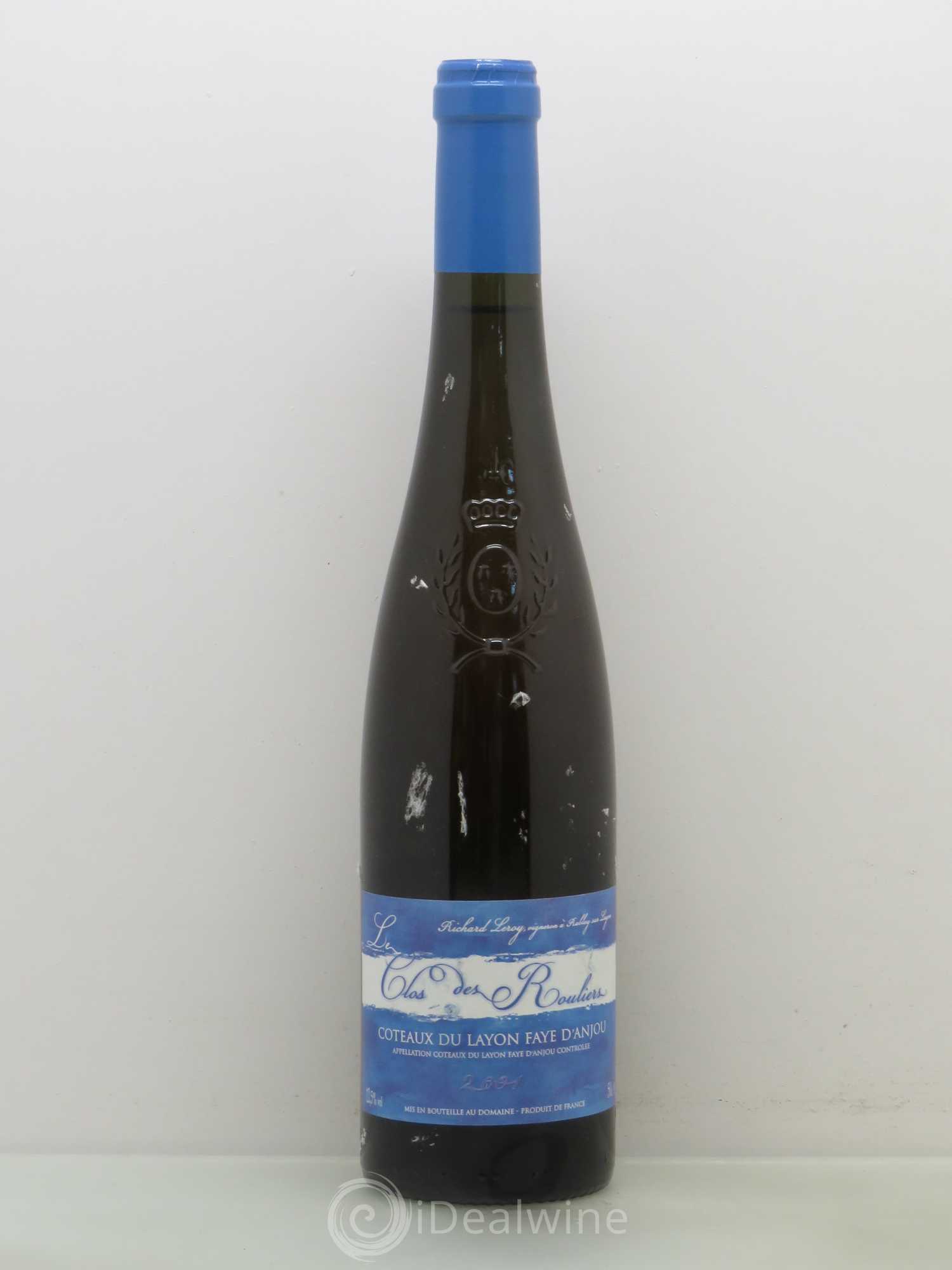 Anjou Le Clos des Rouliers Richard Leroy Coteaux du Layon Faye d'Anjou 2001 - Posten von 1 Flasche - 0