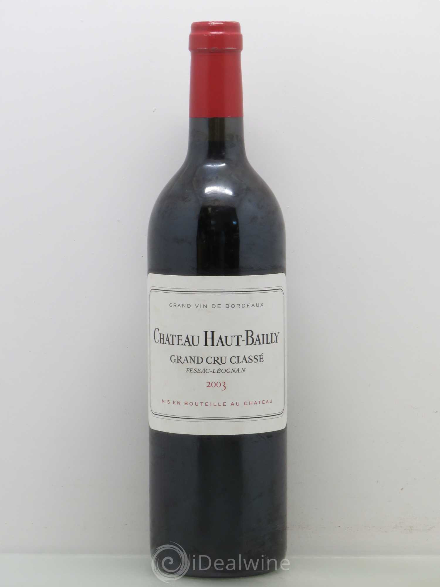Château Haut-Bailly Cru Classé de Graves 2003 - Lot de 1 bouteille - 0