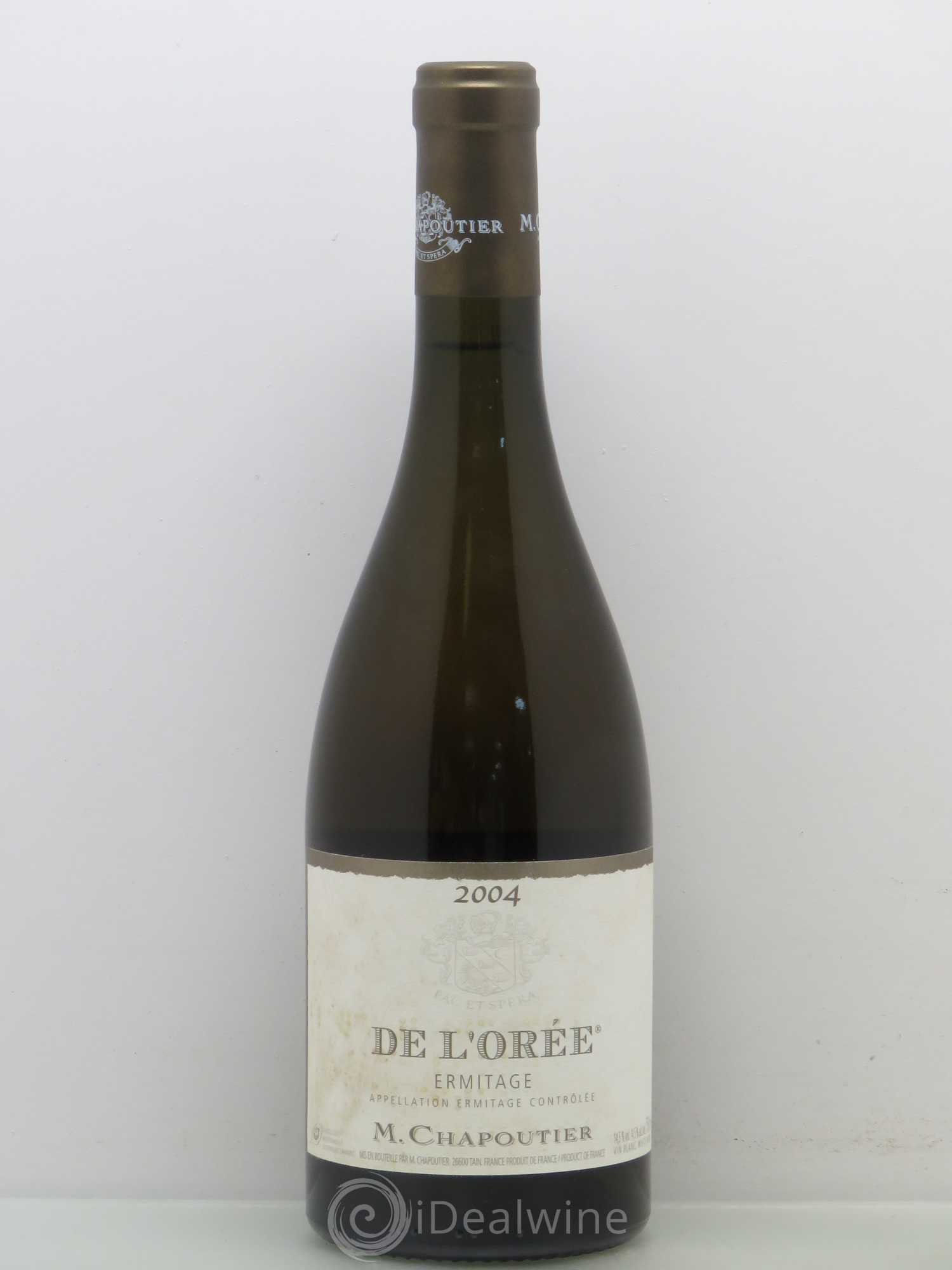 Hermitage Ermitage de l'Orée Chapoutier 2004 - Posten von 1 Flasche - 0