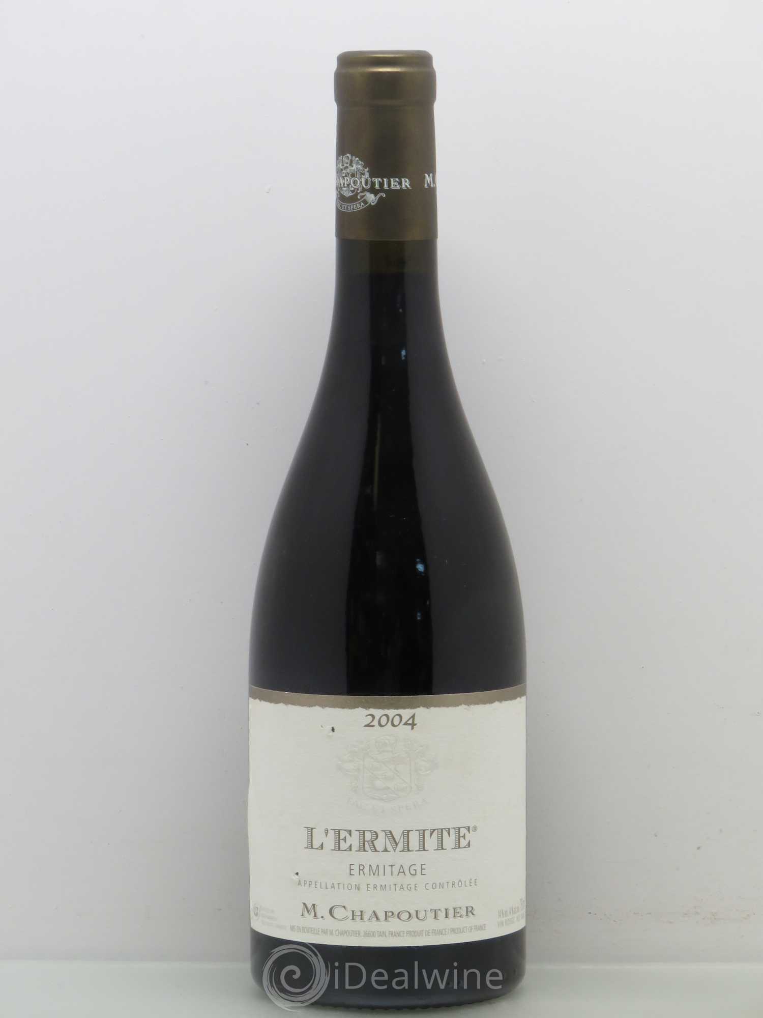 Hermitage Ermitage l'Ermite Chapoutier 2004 - Lot de 1 bouteille - 0