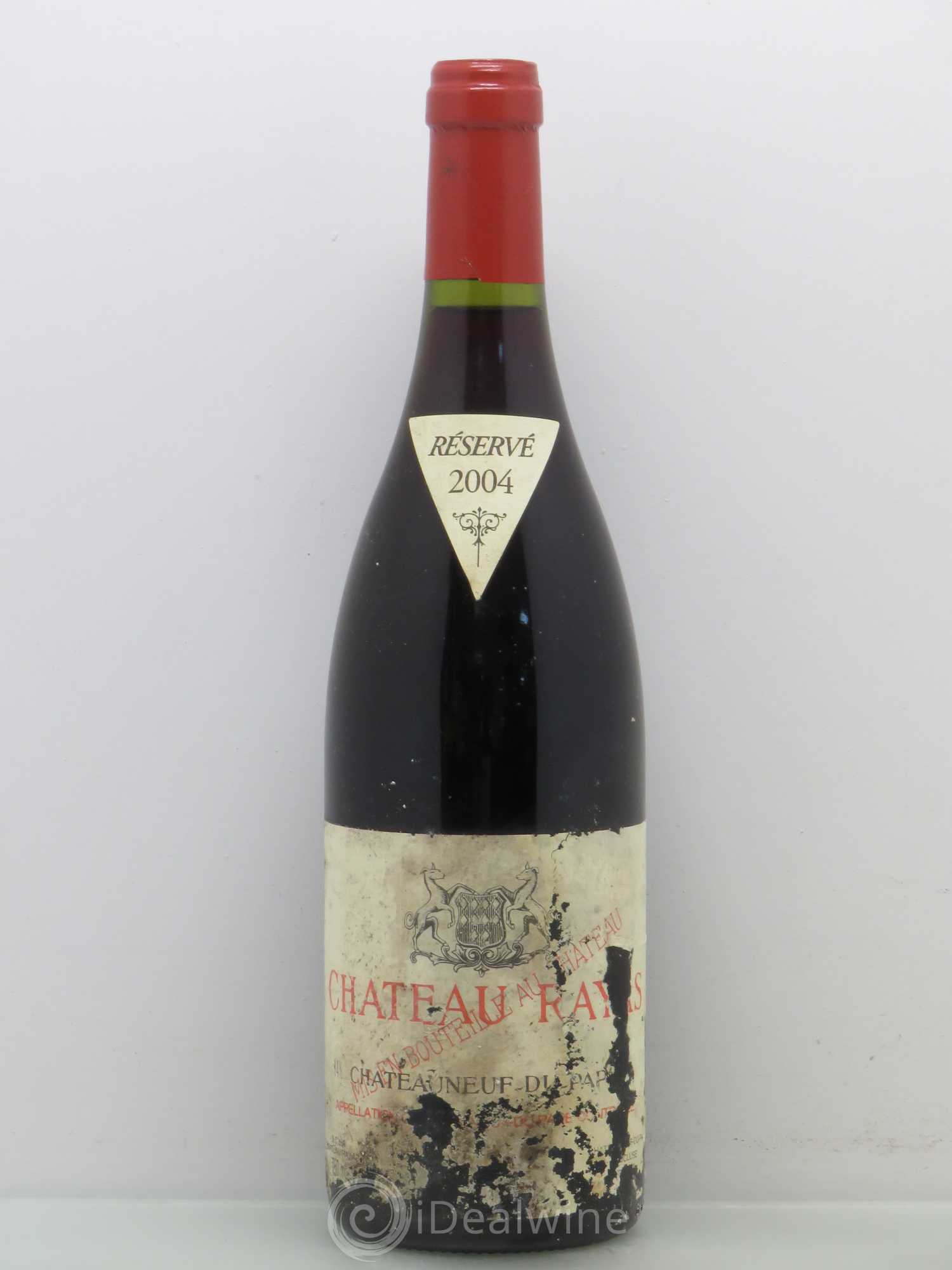 Châteauneuf-du-Pape Château Rayas Emmanuel Reynaud 2004 - Lot de 1 bouteille - 0