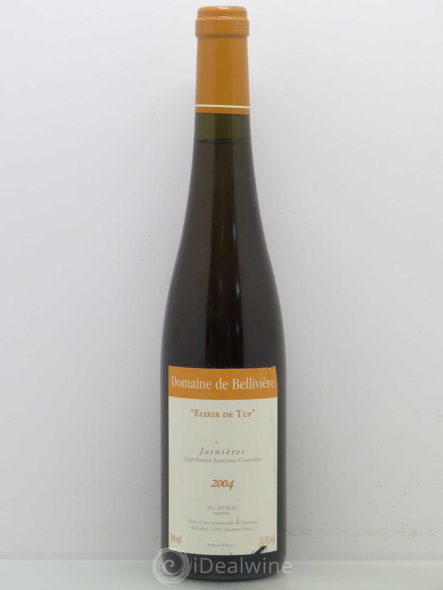 Jasnières Elixir de Tuf Domaine Belliviere 2004 - Posten von 1 Flasche - 0