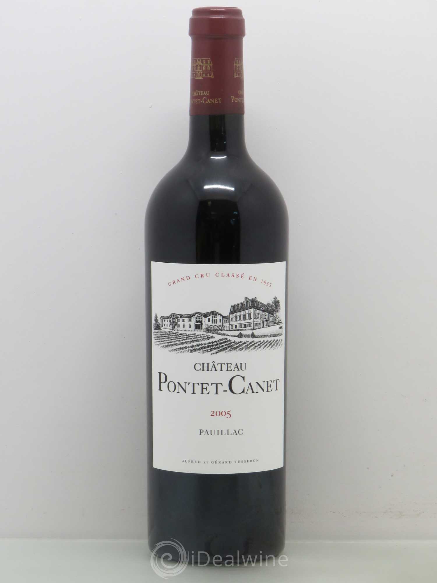 Château Pontet Canet 5ème Grand Cru Classé 2005 - Lot de 1 bouteille - 0