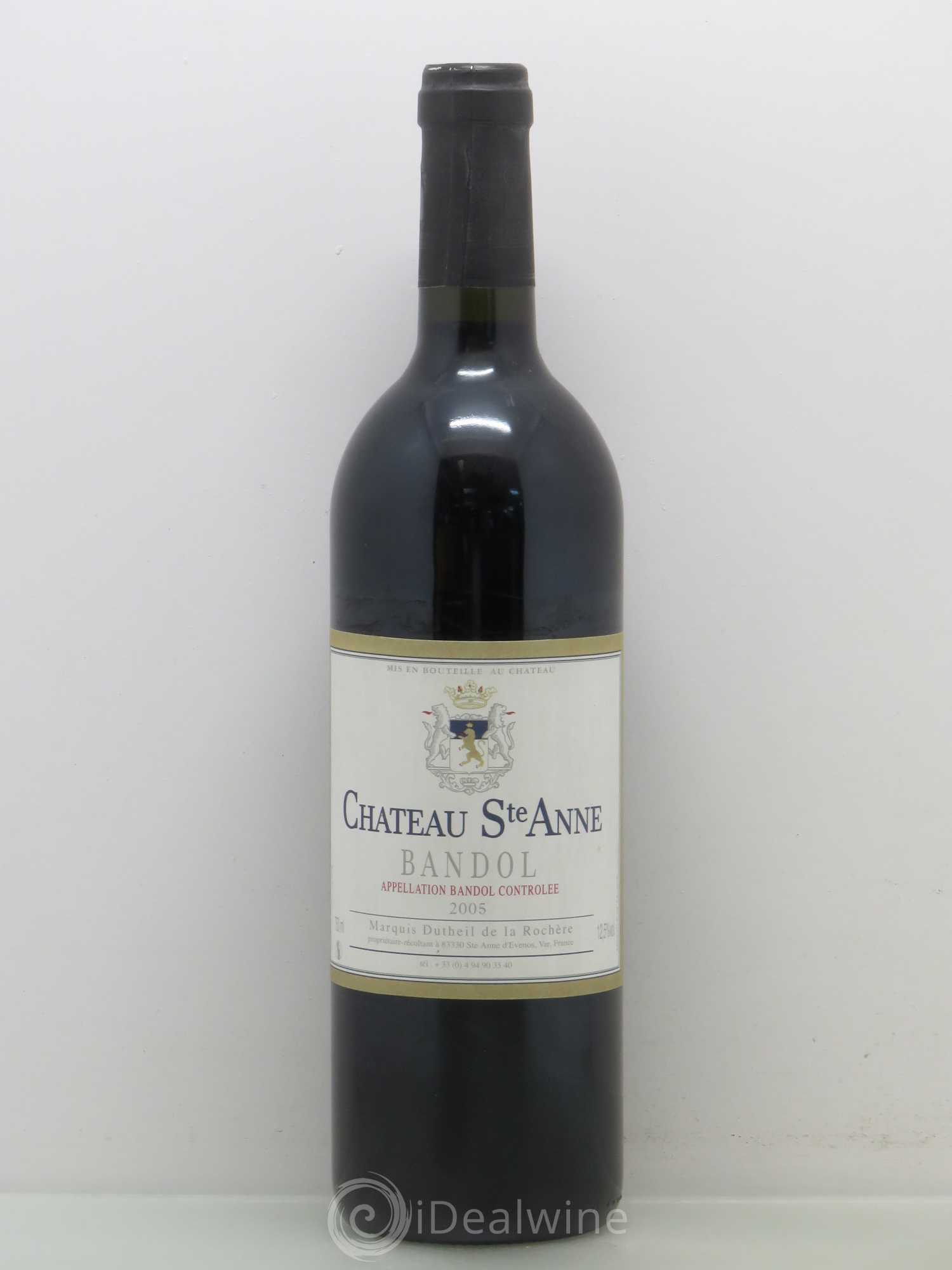 Bandol Château Sainte Anne 2005 - Lot de 1 bouteille - 0