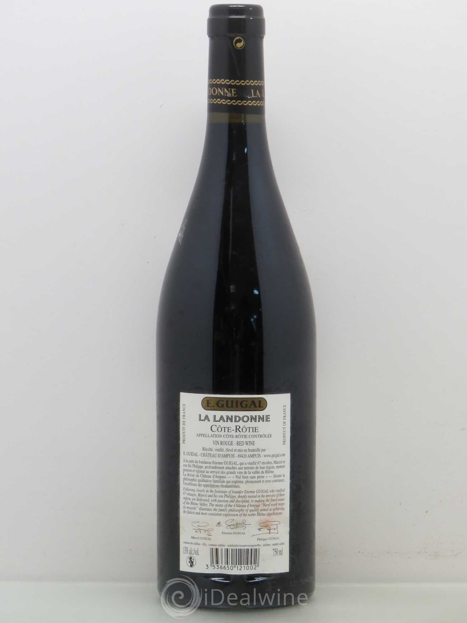 Côte-Rôtie La Landonne Guigal 2005 - Lot de 1 bouteille - 1