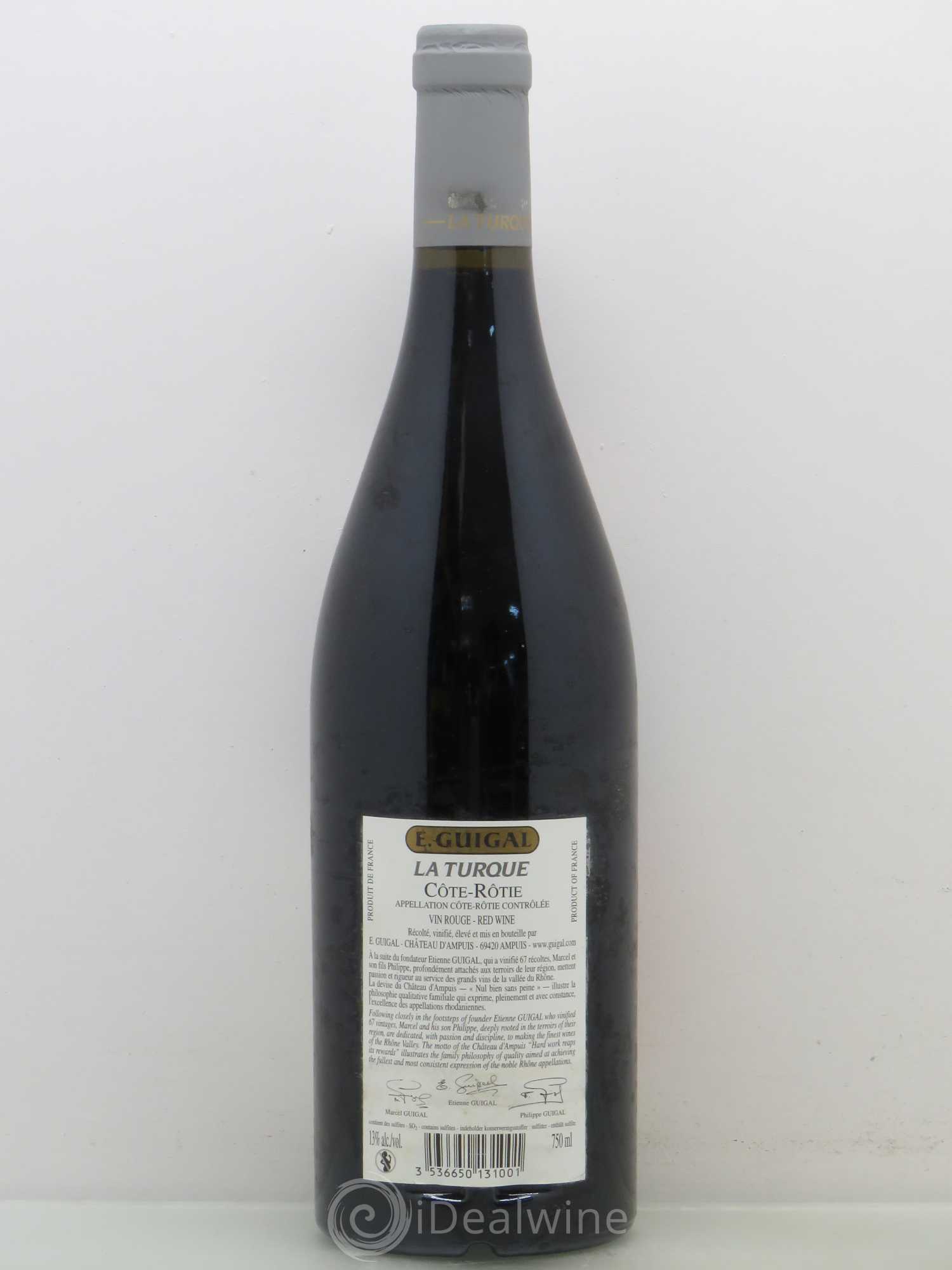 Côte-Rôtie La Turque Guigal 2005 - Lot de 1 bouteille - 1