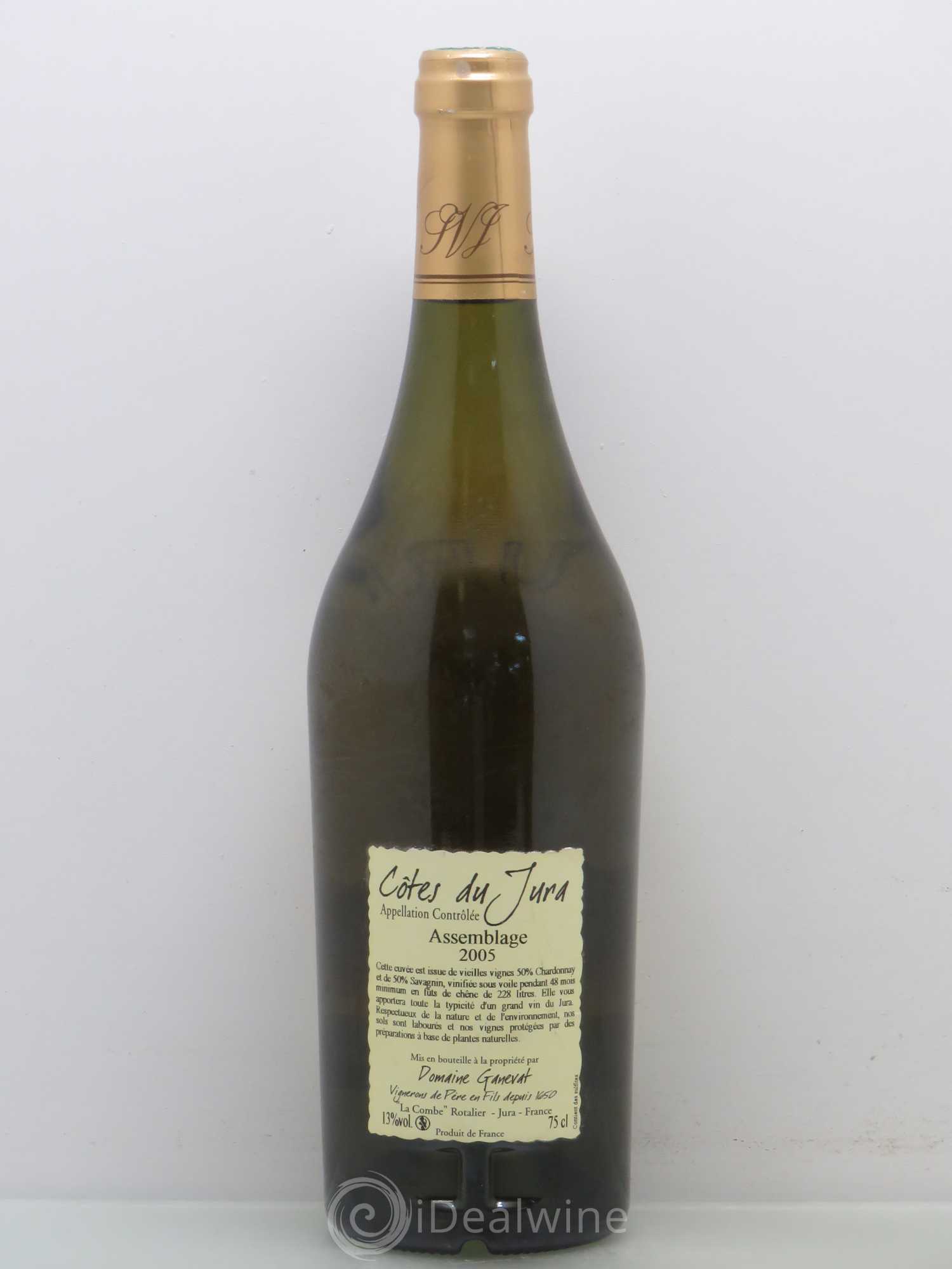 Côtes du Jura Cuvée de Garde Jean-François Ganevat (Domaine) 2005 - Lot de 1 bouteille - 1