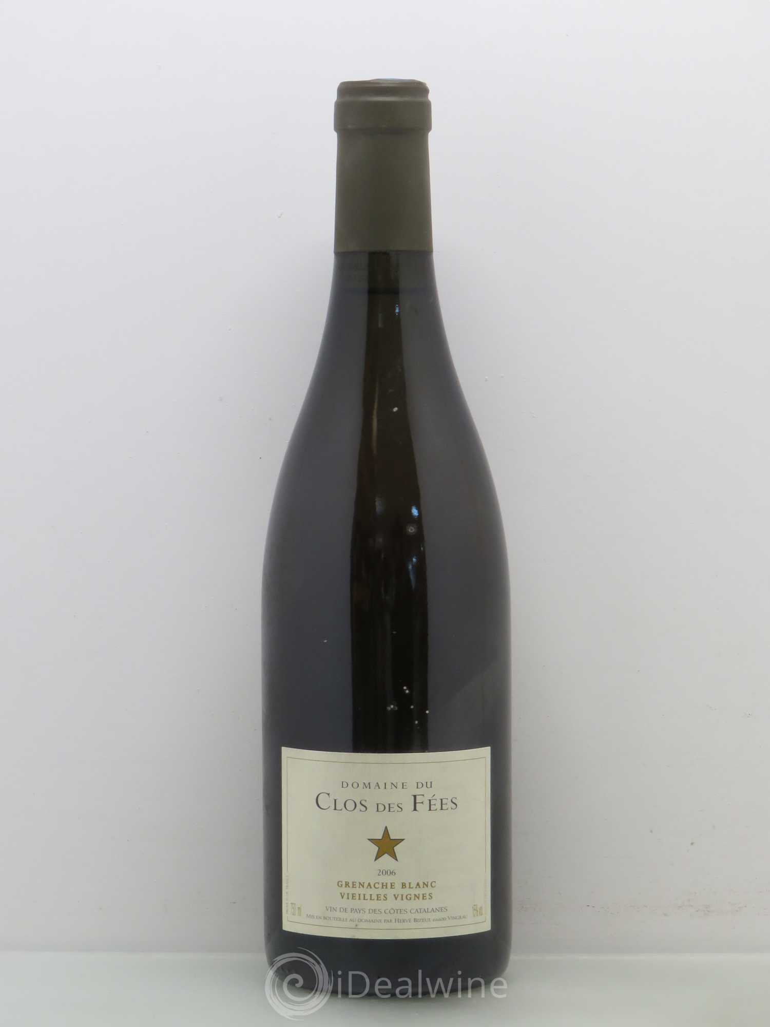 Côtes du Roussillon Clos des Fées Hervé Bizeul Grenache Blanc Vieilles Vignes 2006 - Posten von 1 Flasche - 0