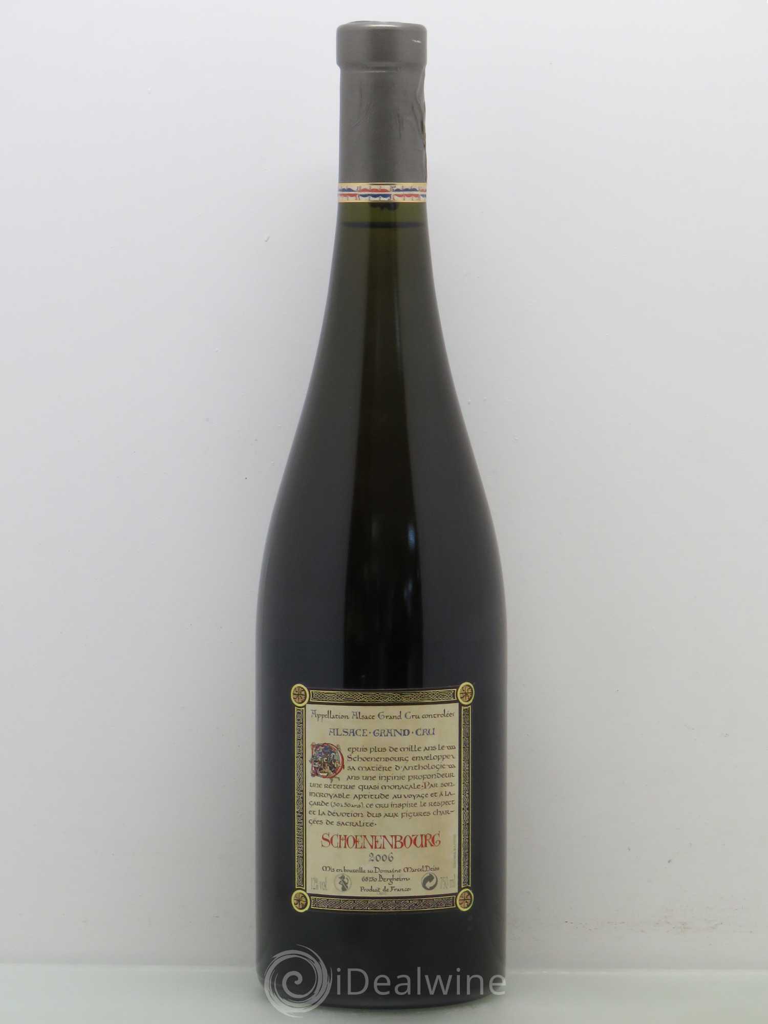 Alsace Grand Cru Schoenenbourg Marcel Deiss (Domaine) 2006 - Lot de 1 bouteille - 1