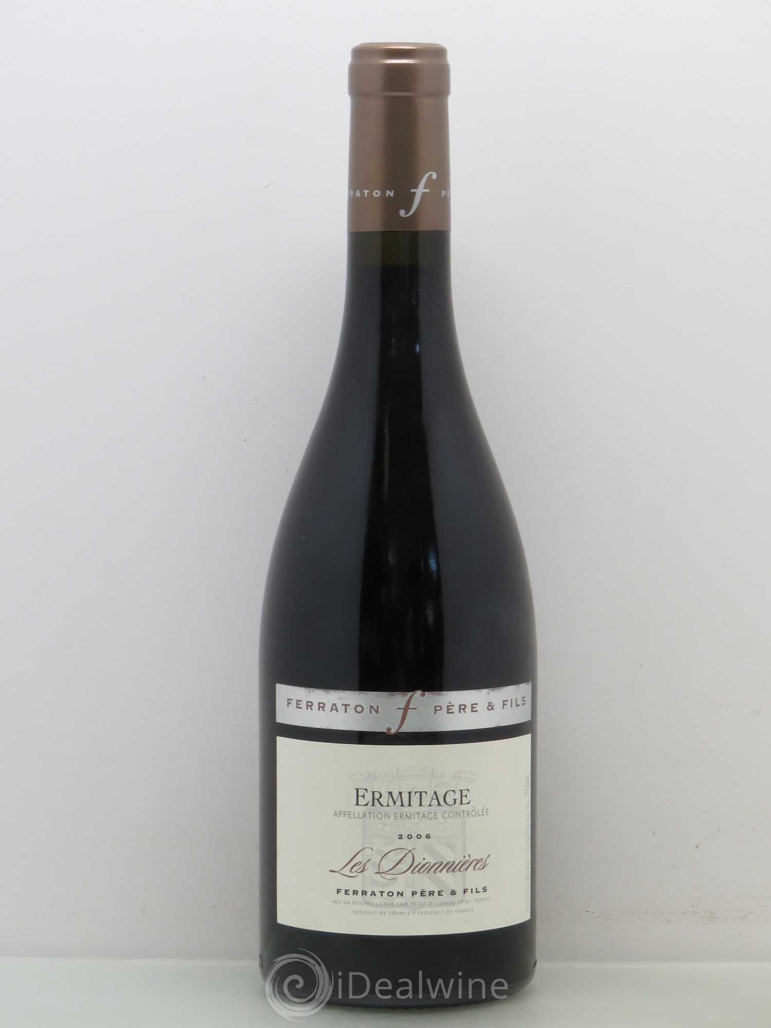 Hermitage Les Dionnieres Ferraton Pere & Fils 2006 - Posten von 1 Flasche - 0