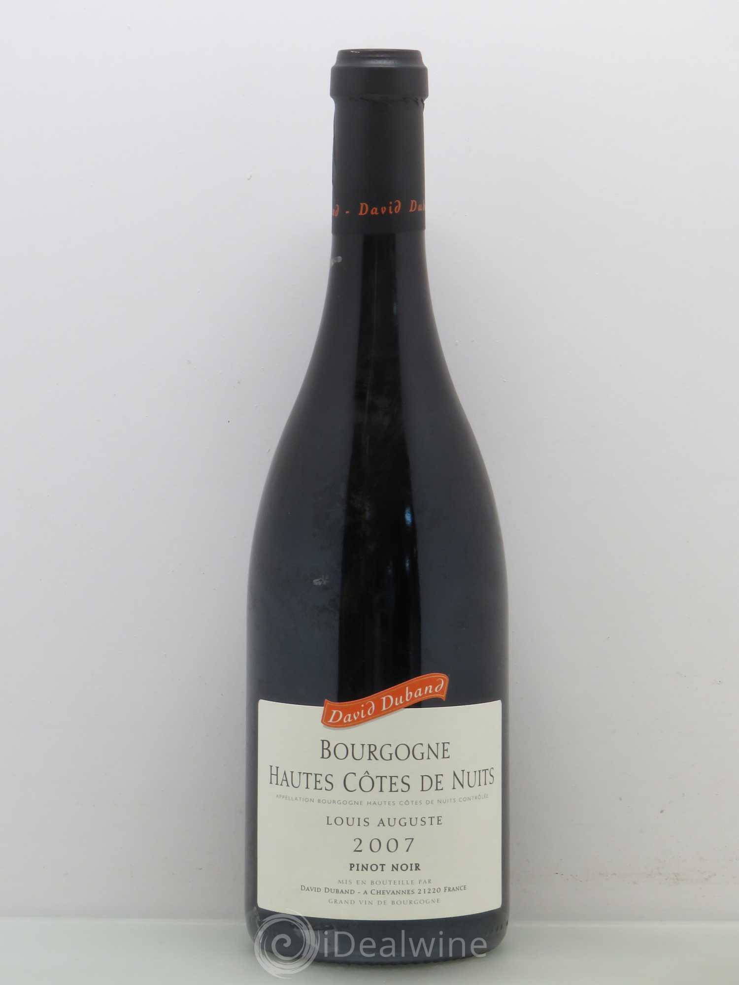 Hautes-Côtes de Nuits David Duband Cuvée Louis Auguste 2007 - Posten von 1 Flasche - 0