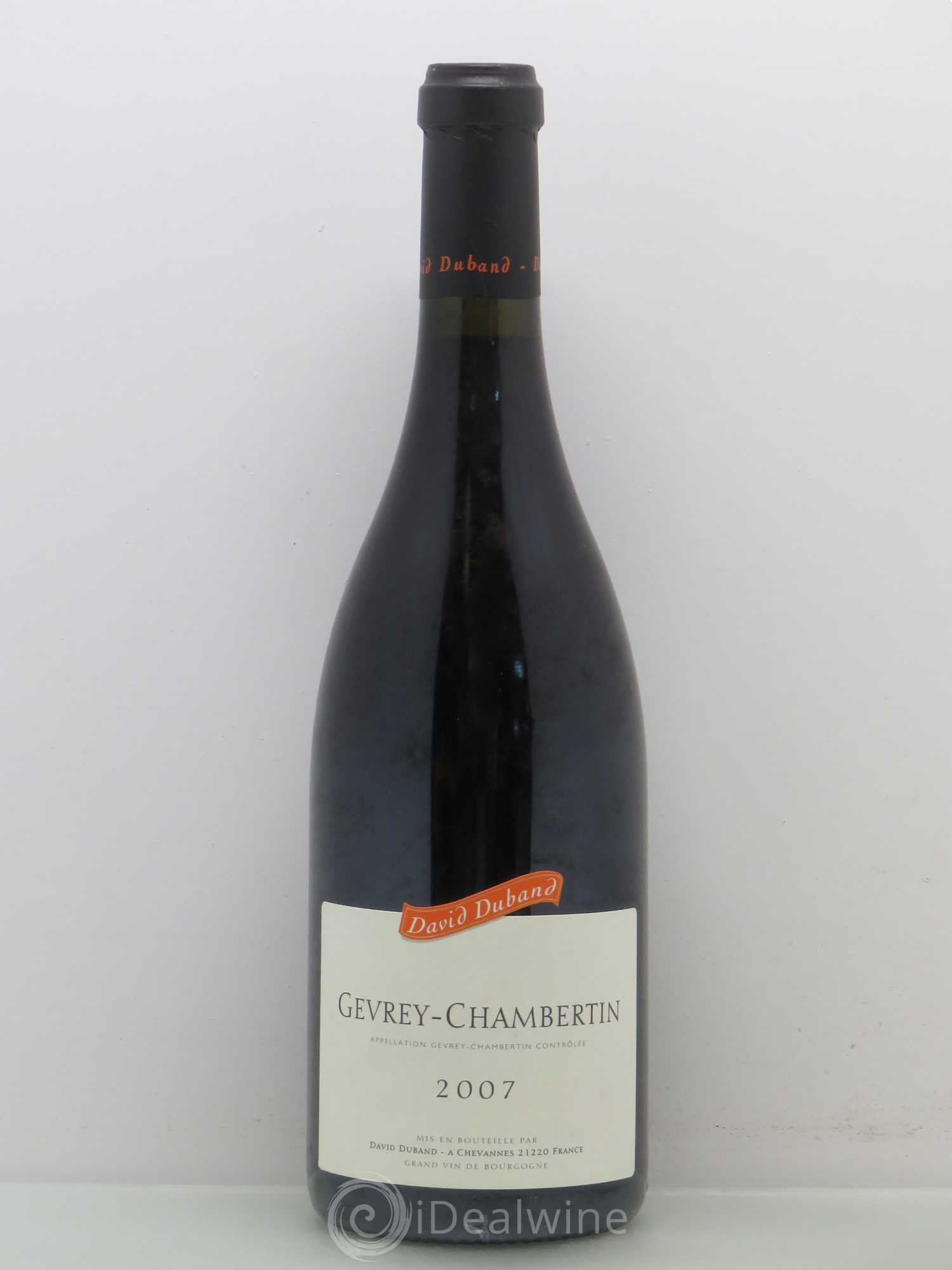 Gevrey-Chambertin David Duband (Domaine) 2007 - Lot de 1 bouteille - 0