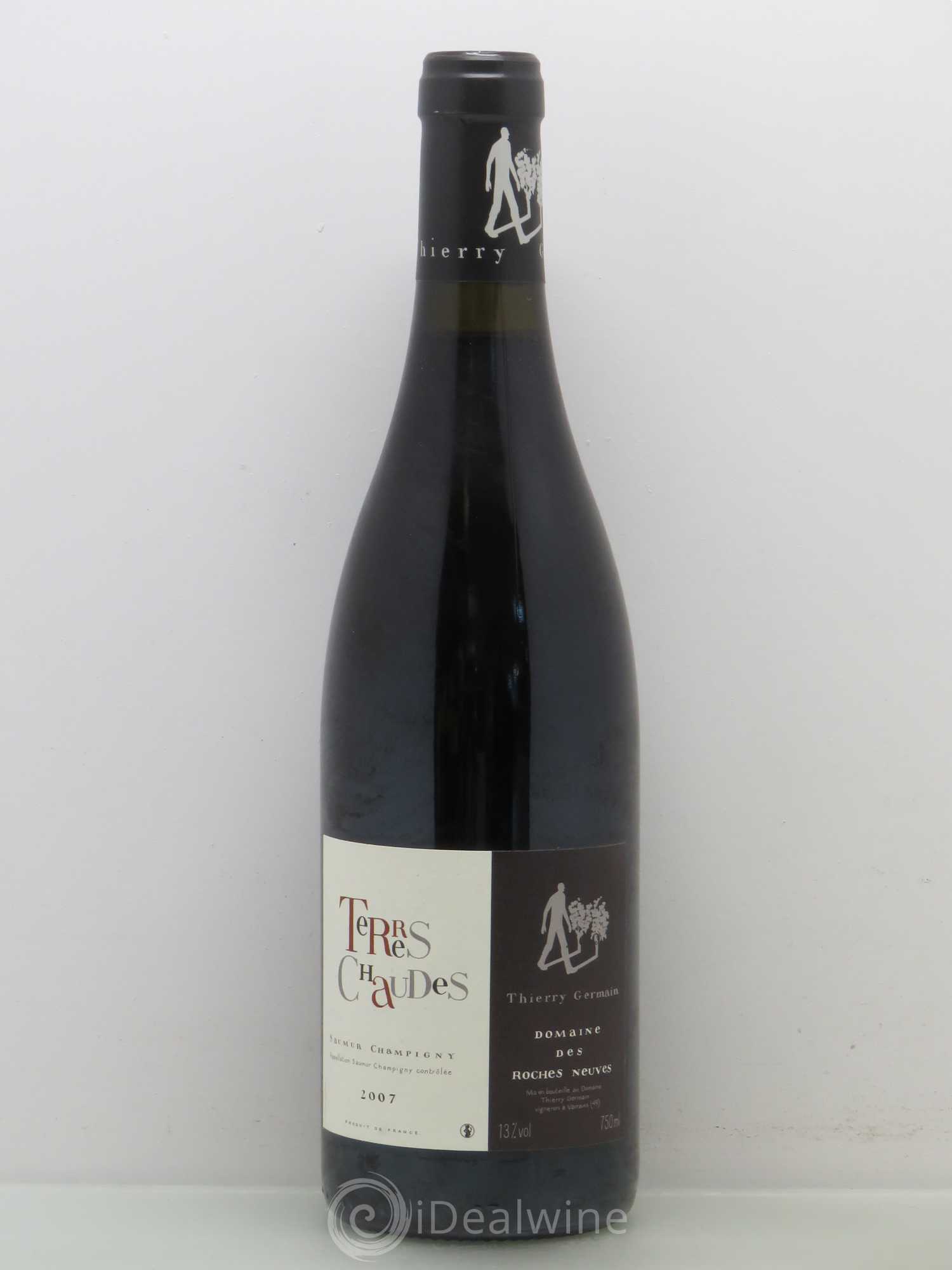 Saumur-Champigny Terres Chaudes Domaine des Roches Neuves - Thierry Germain 2007 - Lot de 1 bouteille - 0