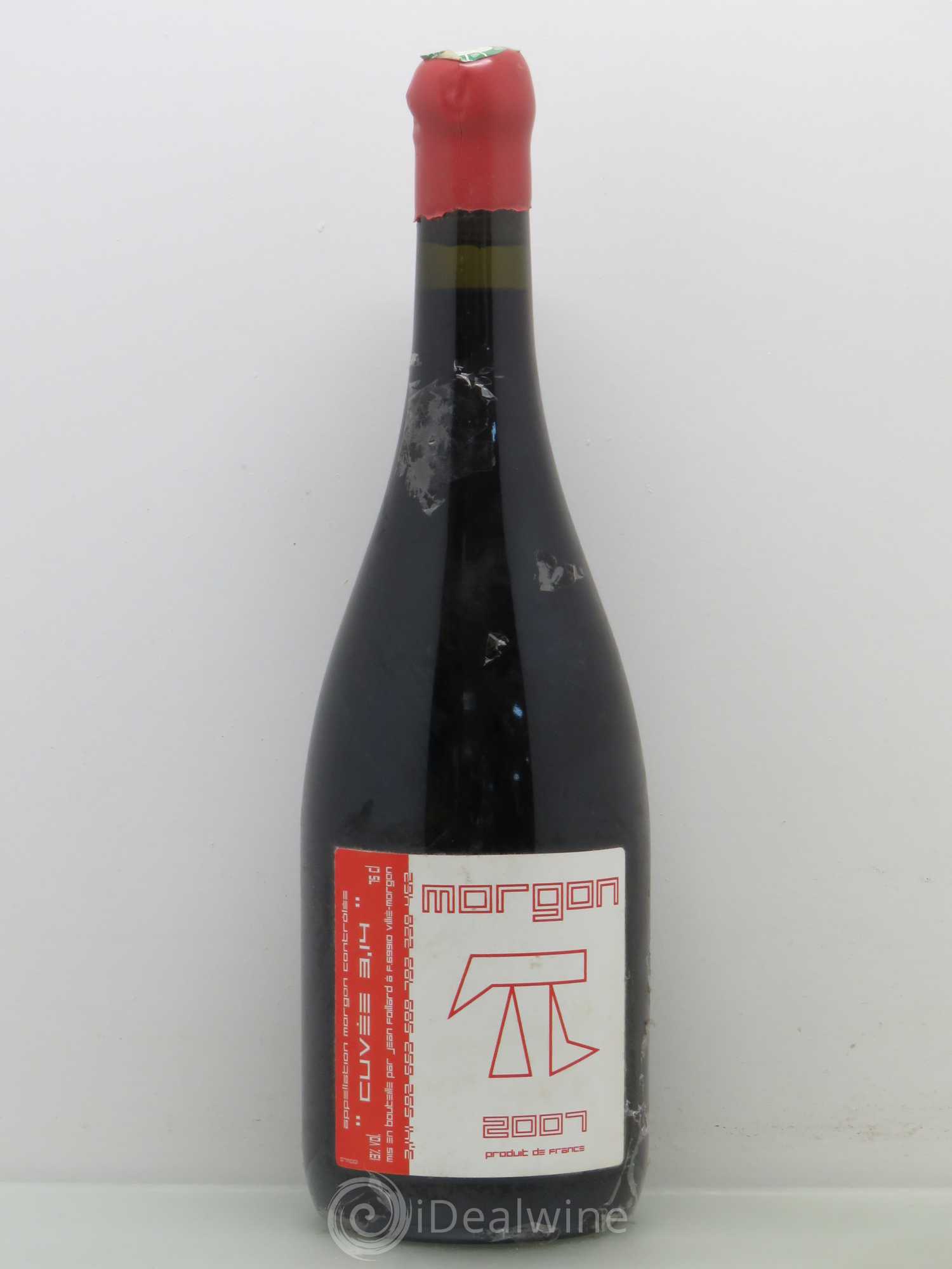 Morgon 3.14 Jean Foillard 2007 - Lot de 1 bouteille - 0