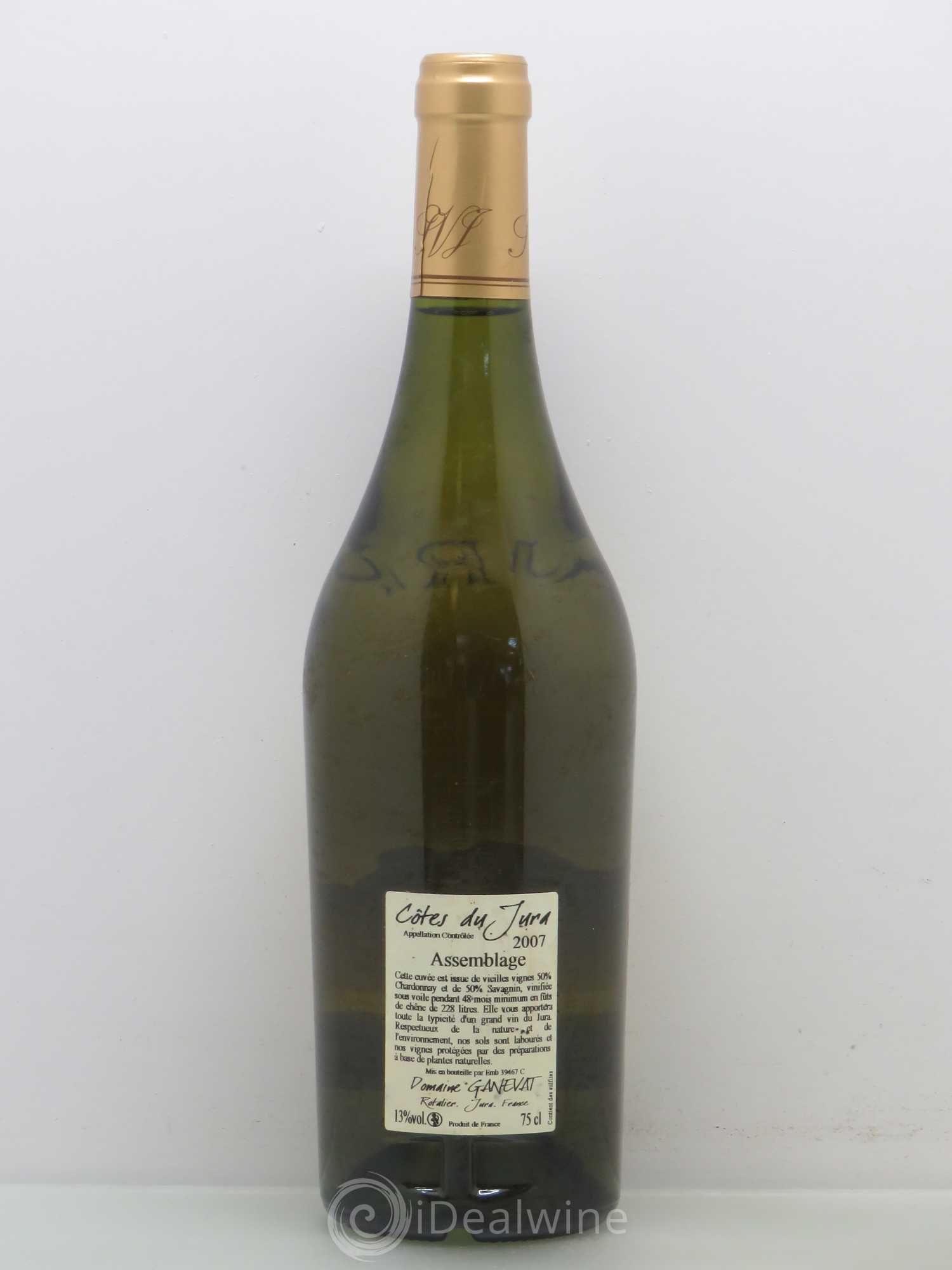 Côtes du Jura Cuvée de Garde Jean-François Ganevat (Domaine) 2007 - Lot de 1 bouteille - 1
