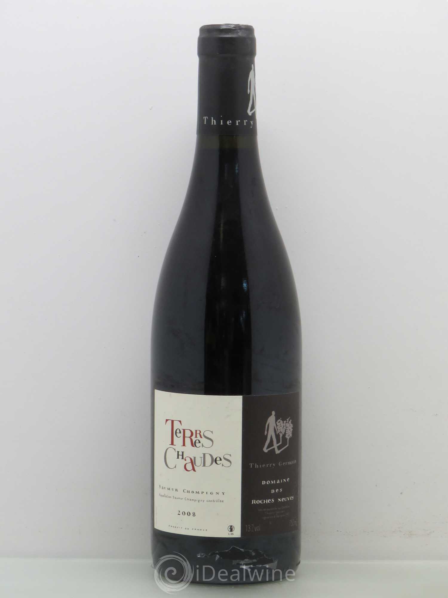 Saumur-Champigny Terres Chaudes Domaine des Roches Neuves - Thierry Germain 2008 - Lot de 1 bouteille - 0
