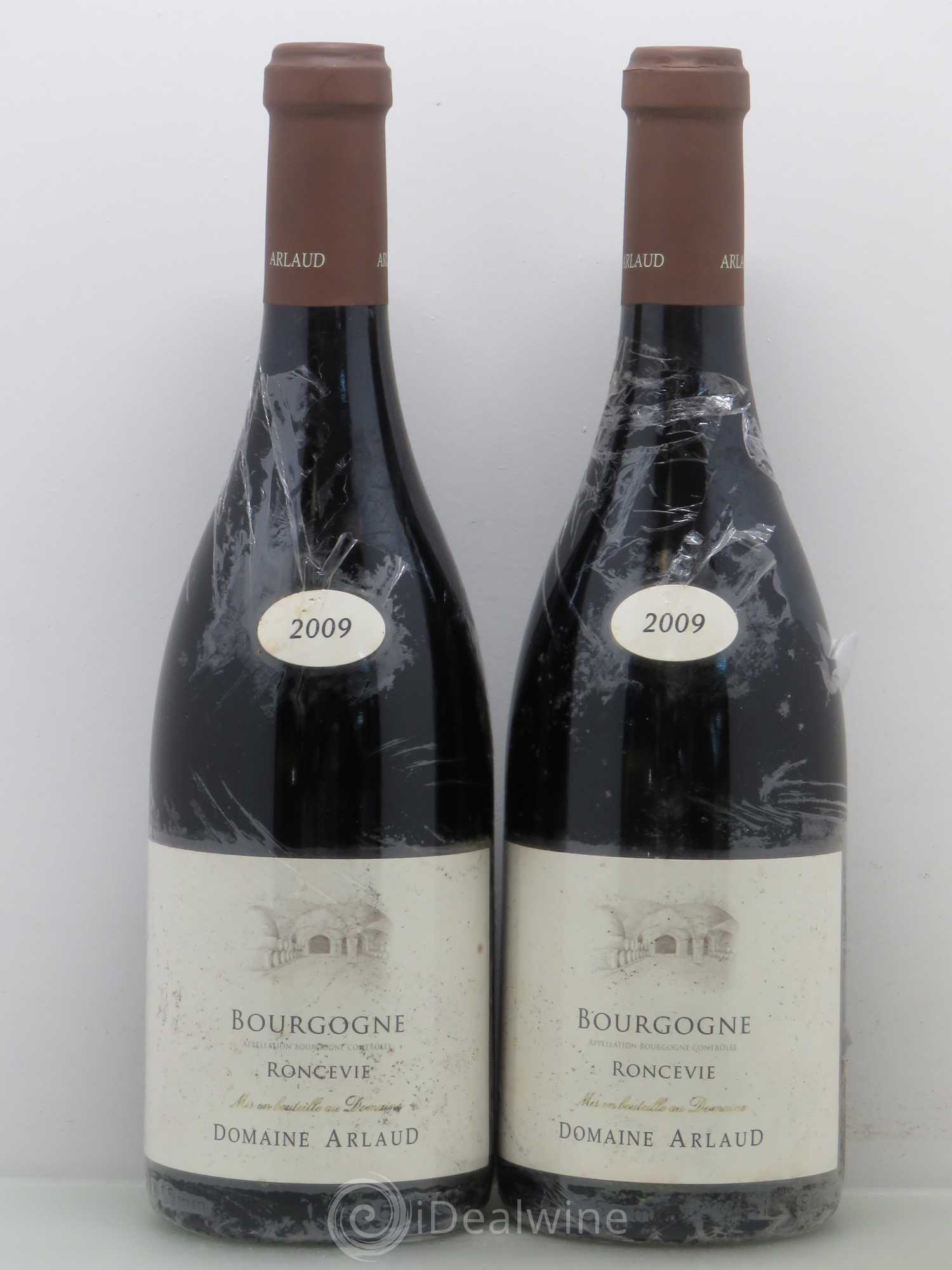 Bourgogne Roncevie Arlaud 2009 - Lot de 2 bouteilles - 0