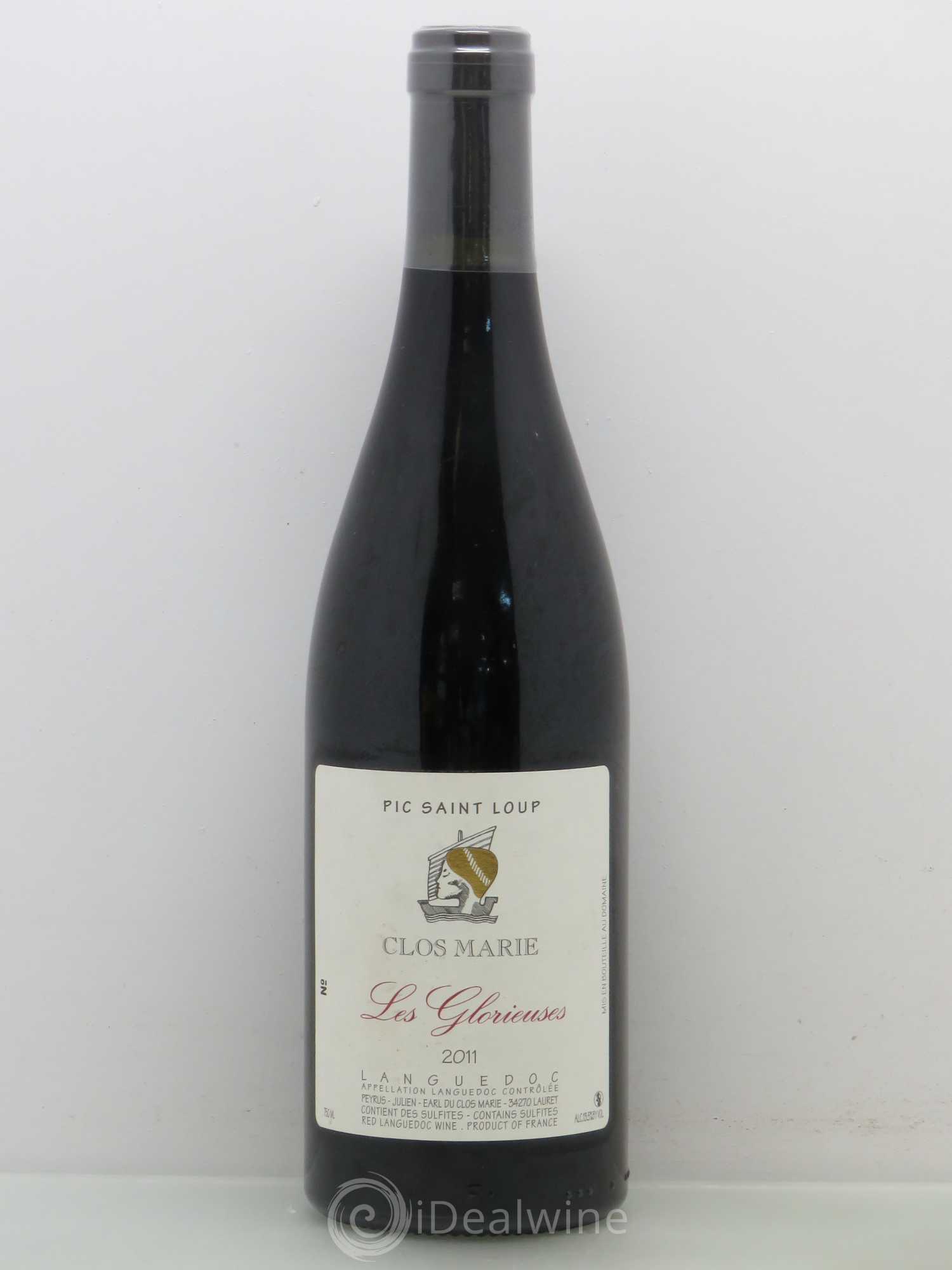 Pic Saint-Loup Clos Marie Les Glorieuses Christophe Peyrus et Françoise Julien 2011 - Lot de 1 bouteille - 0