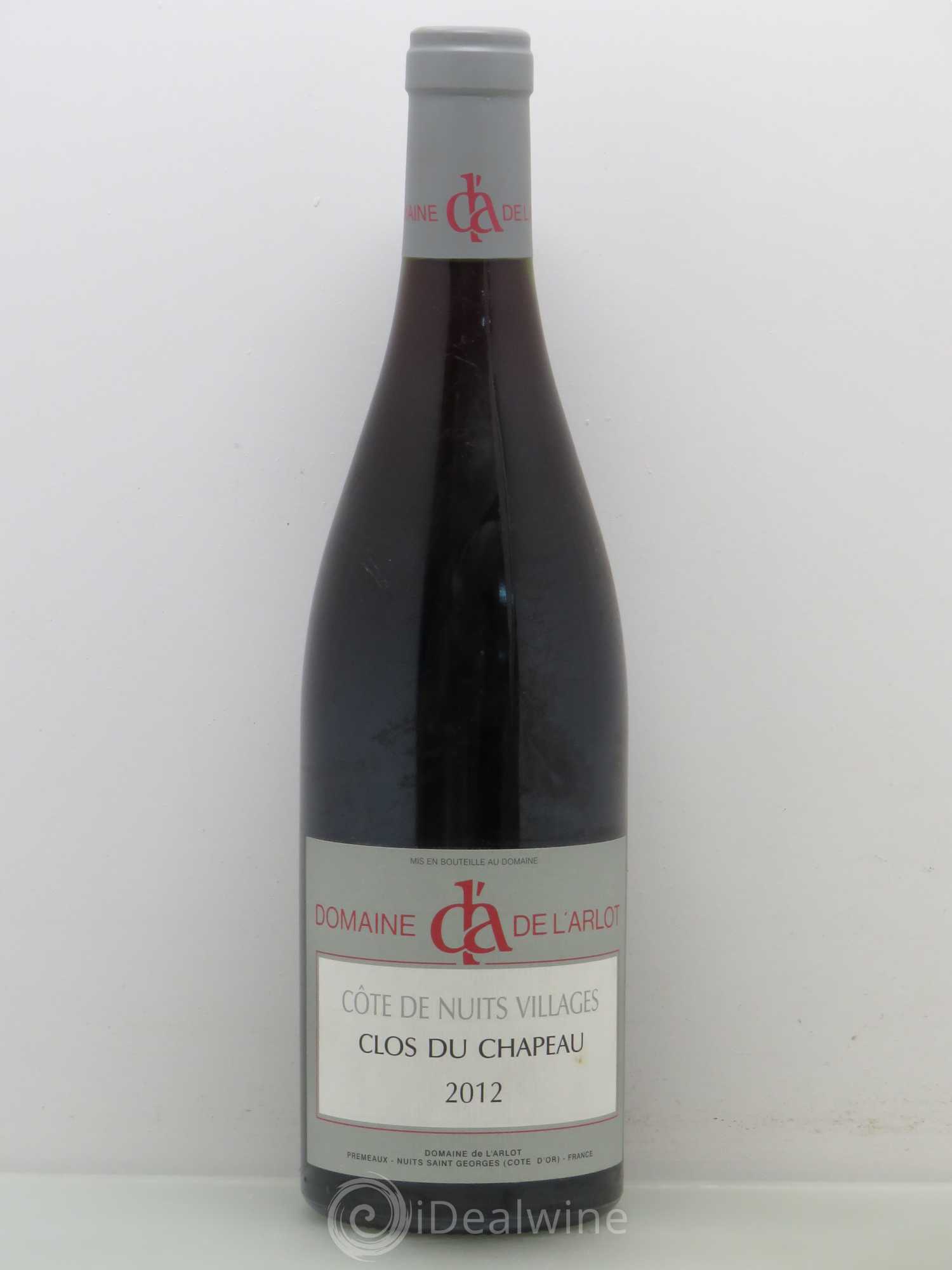 Côte de Nuits-Villages Clos du Chapeau Domaine de l'Arlot 2012 - Posten von 1 Flasche - 0