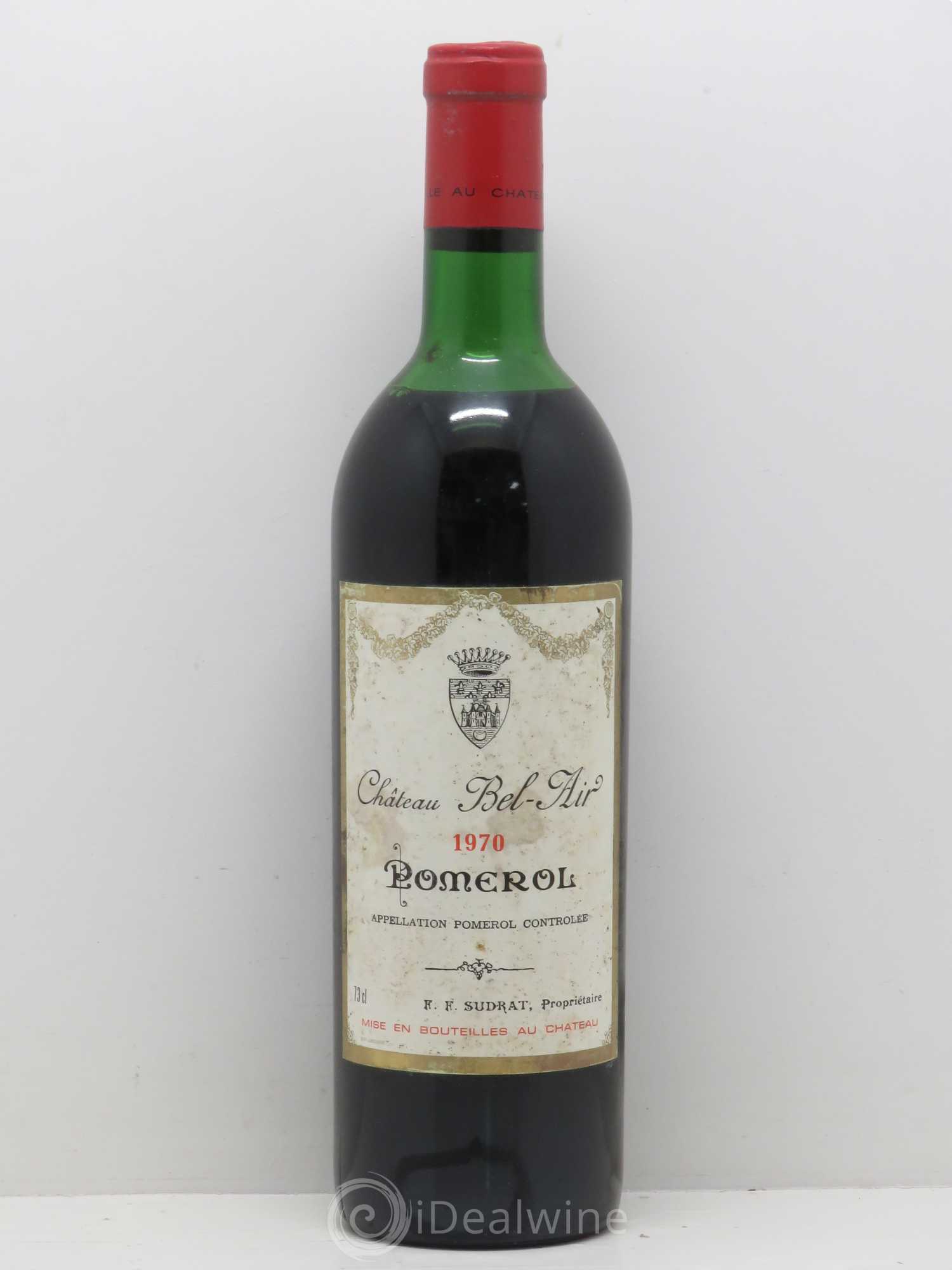 Château Bel Air 1970 - Lot de 1 bouteille - 0