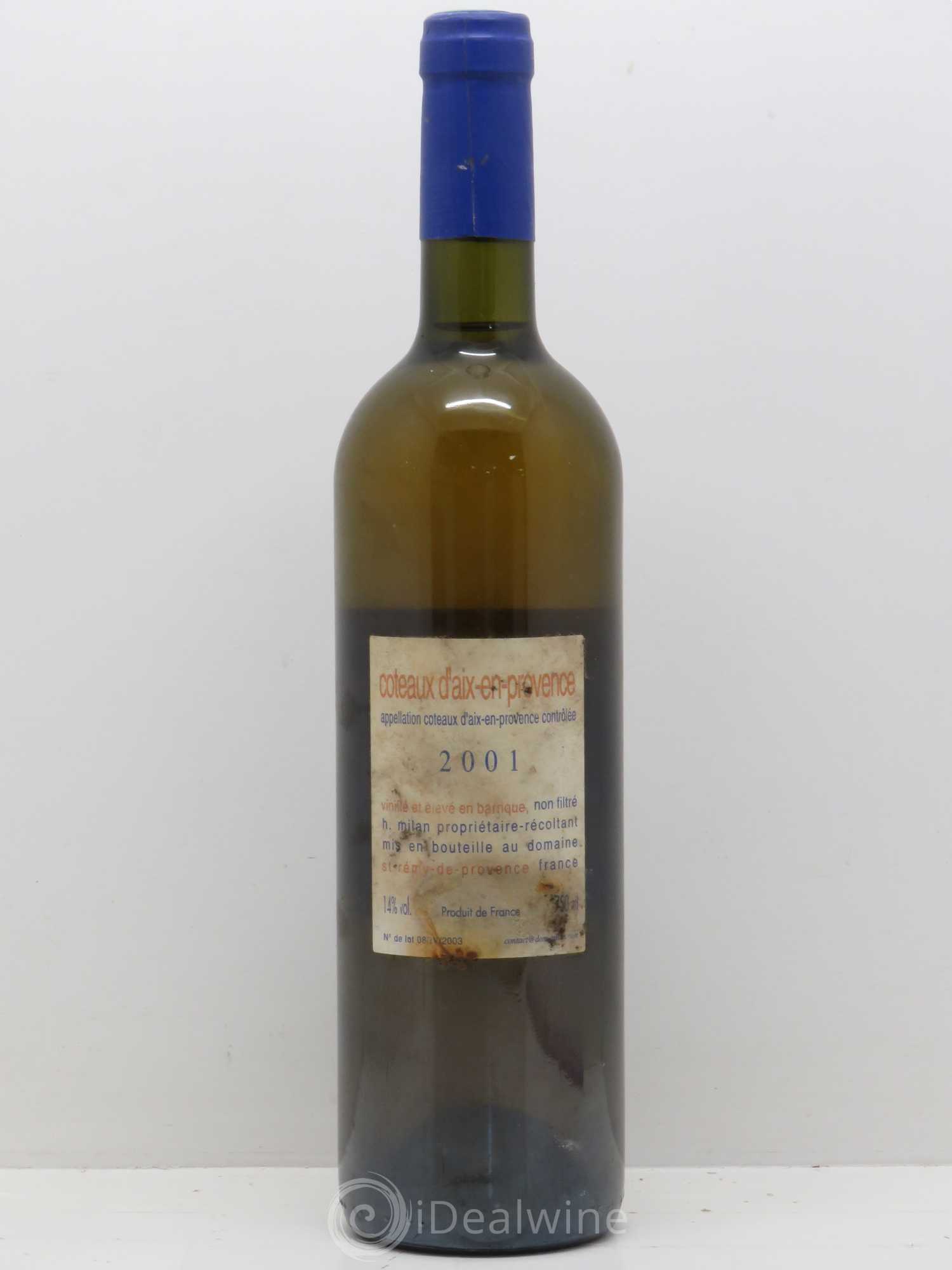 Divers Côtes de Provence Tuilière Vieille - Domaine Henri Milan 2001 - Posten von 1 Flasche - 1