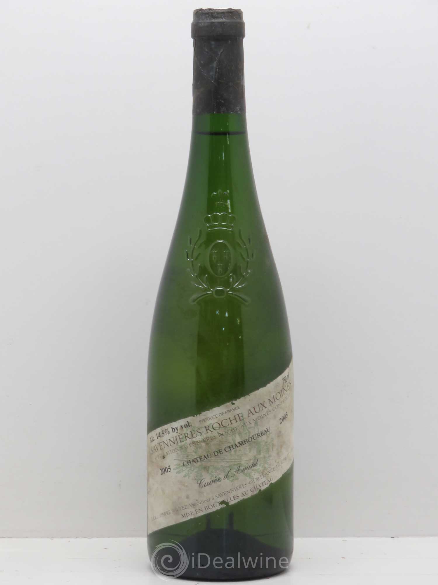Savennières Roche aux Moines Cuvée d'avant Château de Chamboureau 2005 - Lot de 1 bouteille - 0