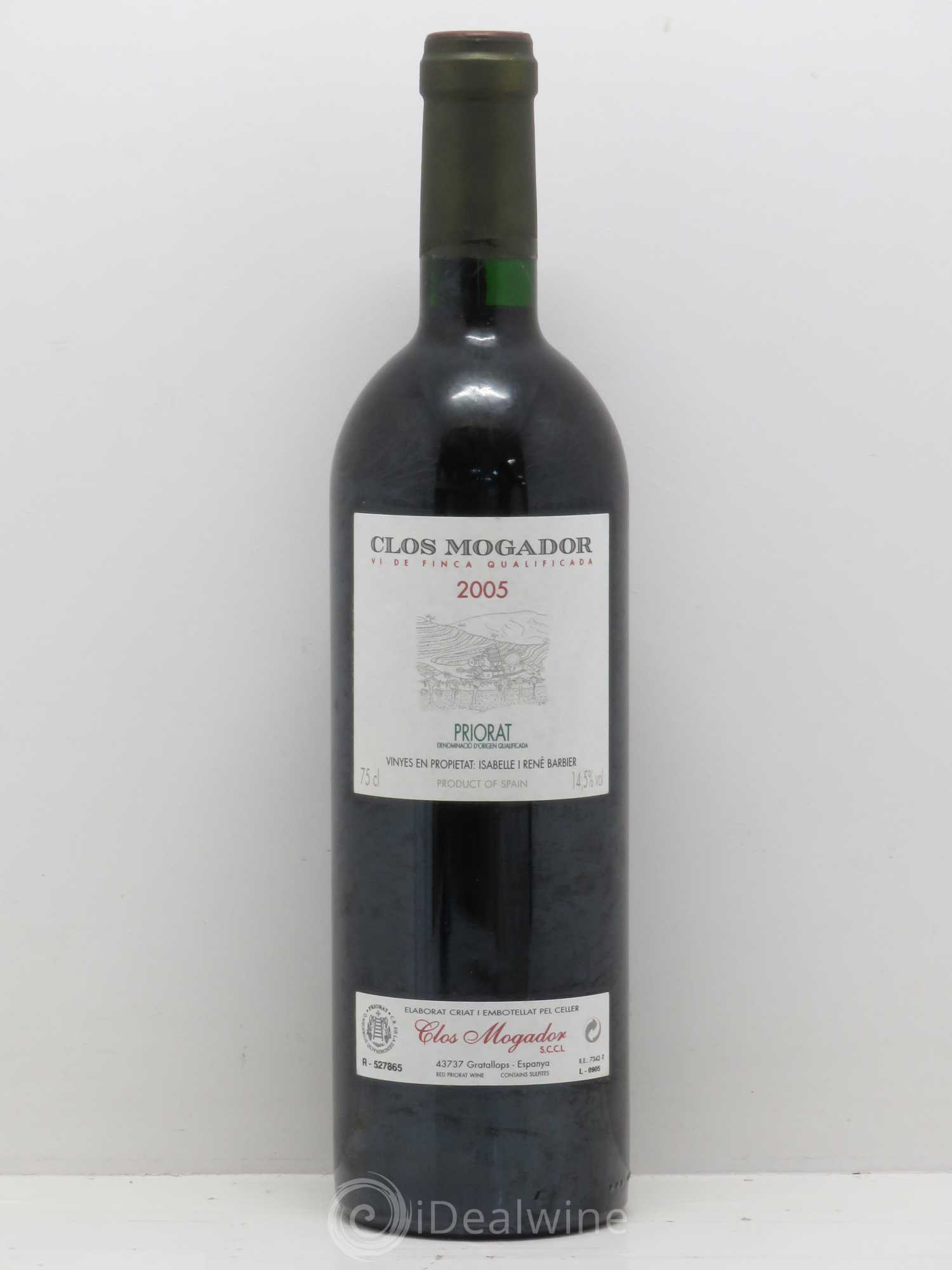 Priorat Clos Mogador DOCA René Barbier 2005 - Lot de 1 bouteille - 0