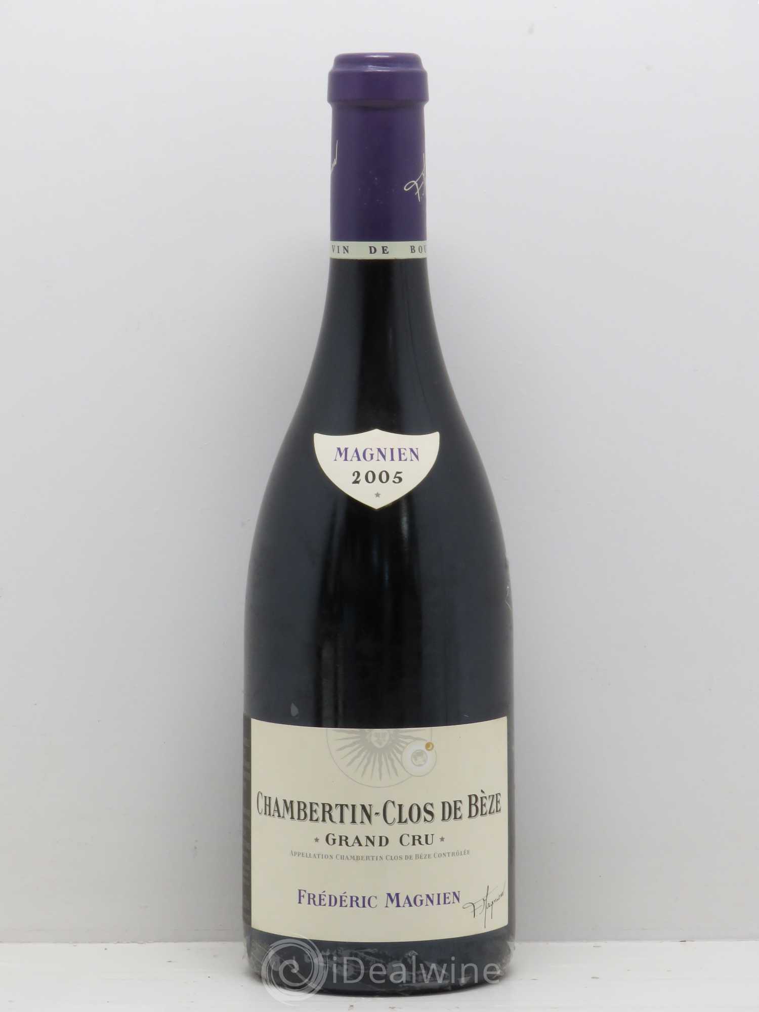 Chambertin Clos de Bèze Grand Cru Frédéric Magnien 2005 - Lot de 1 bouteille - 0