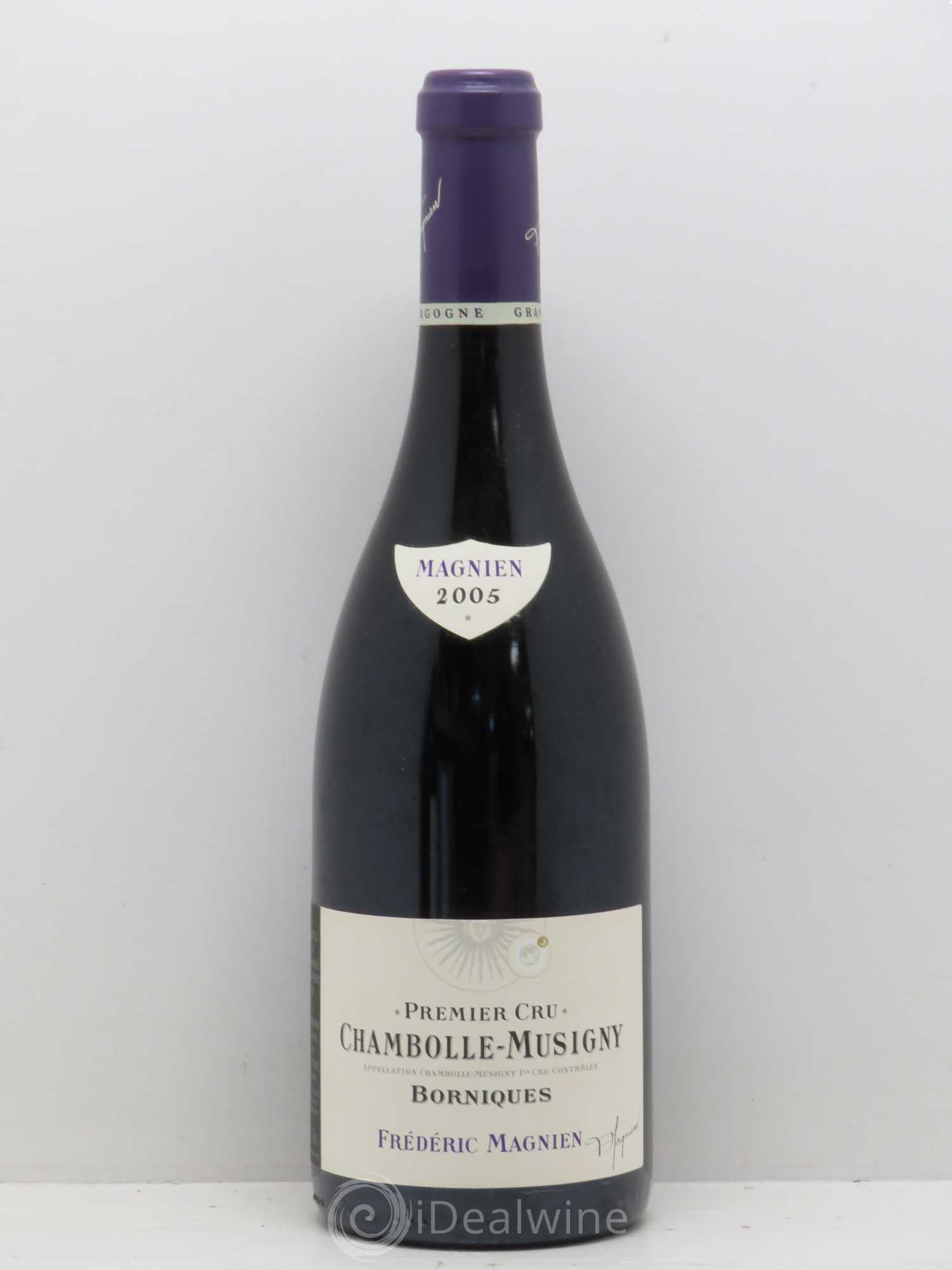 Chambolle-Musigny 1er Cru Borniques - Frédéric Magnien 2005 - Lot de 1 bouteille - 0
