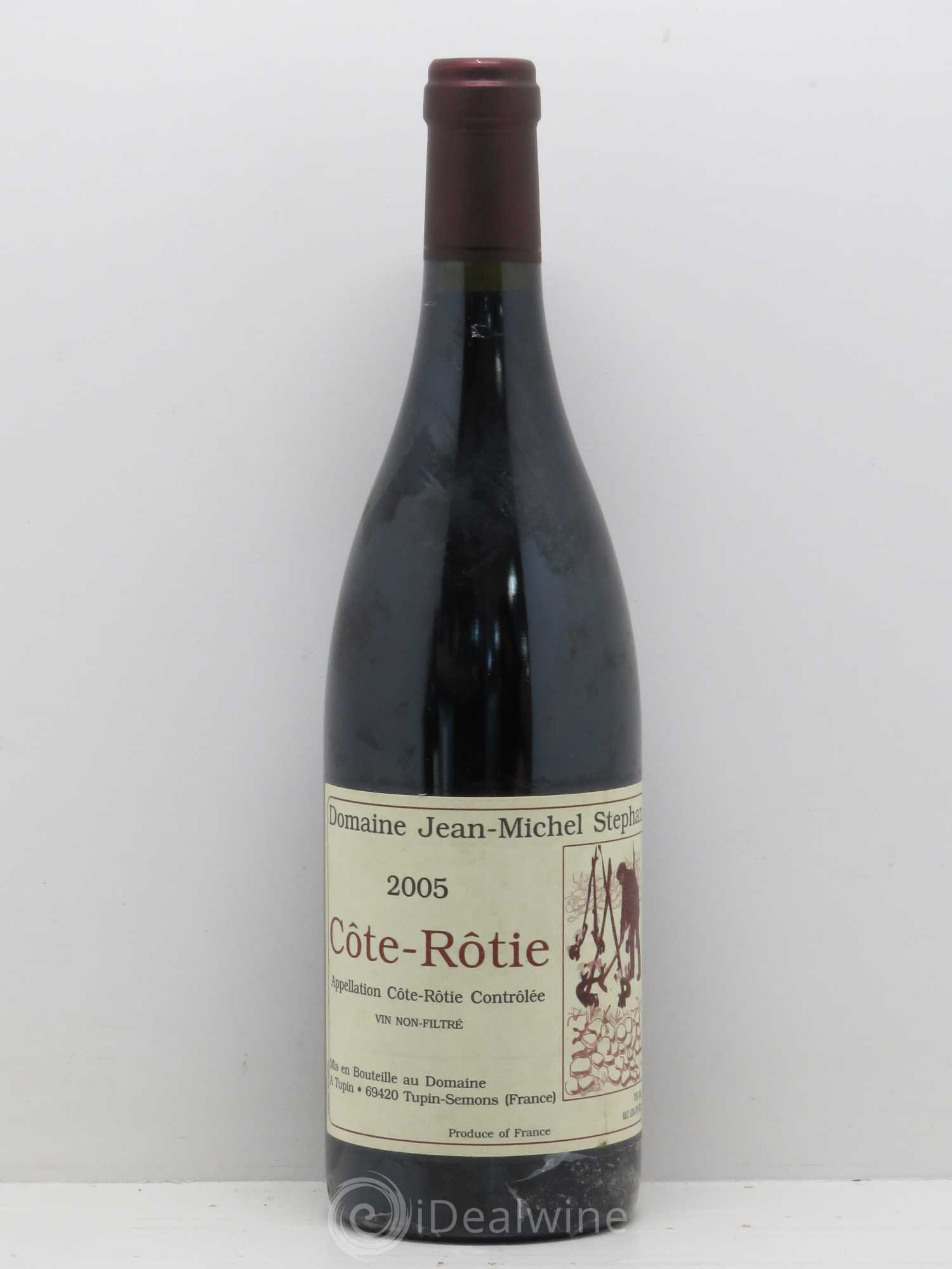 Côte-Rôtie Jean-Michel Stephan 2005 - Lot de 1 bouteille - 0