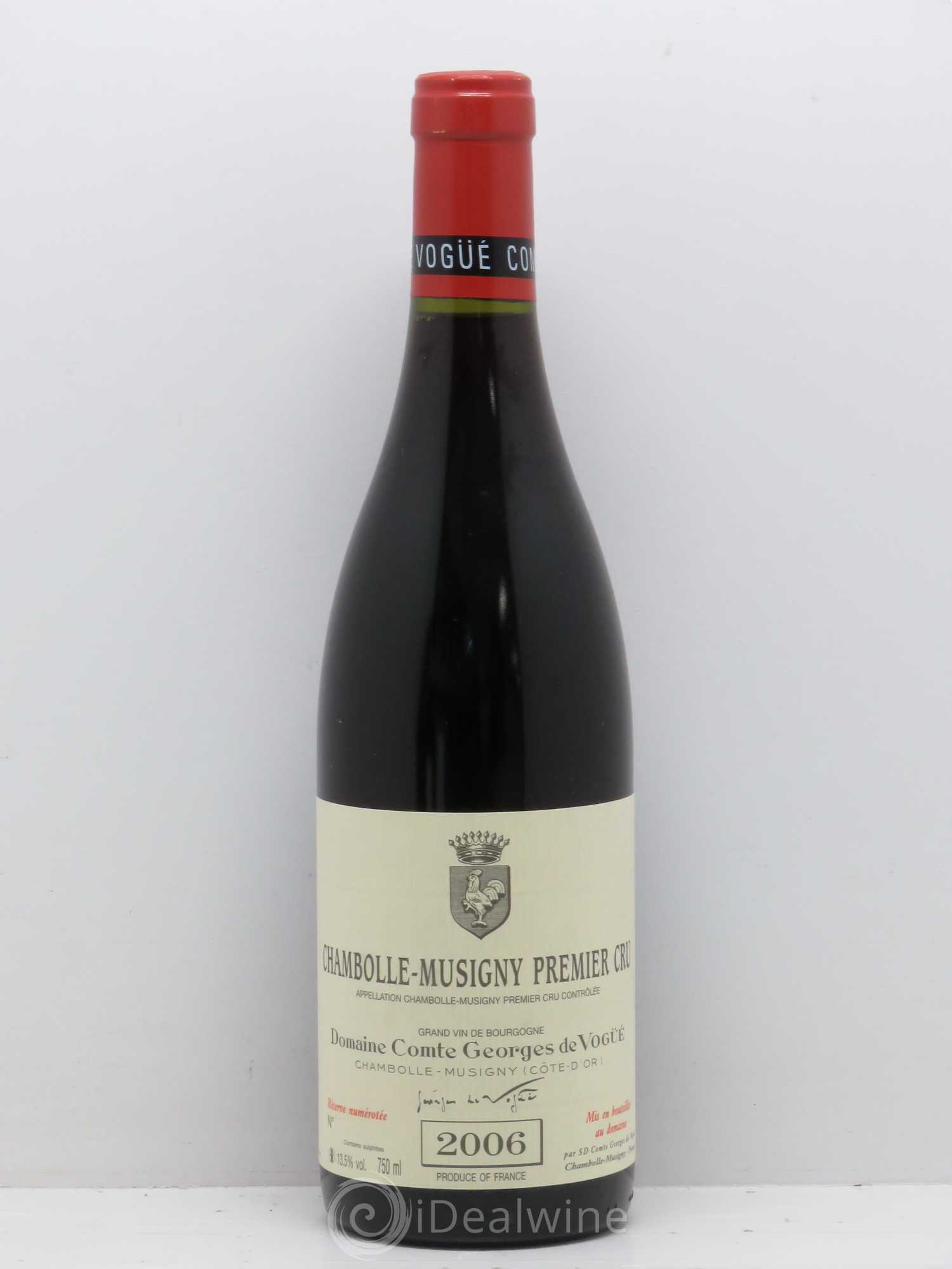 Chambolle-Musigny 1er Cru Comte Georges de Vogüé 2006 - Lot de 1 bouteille - 0